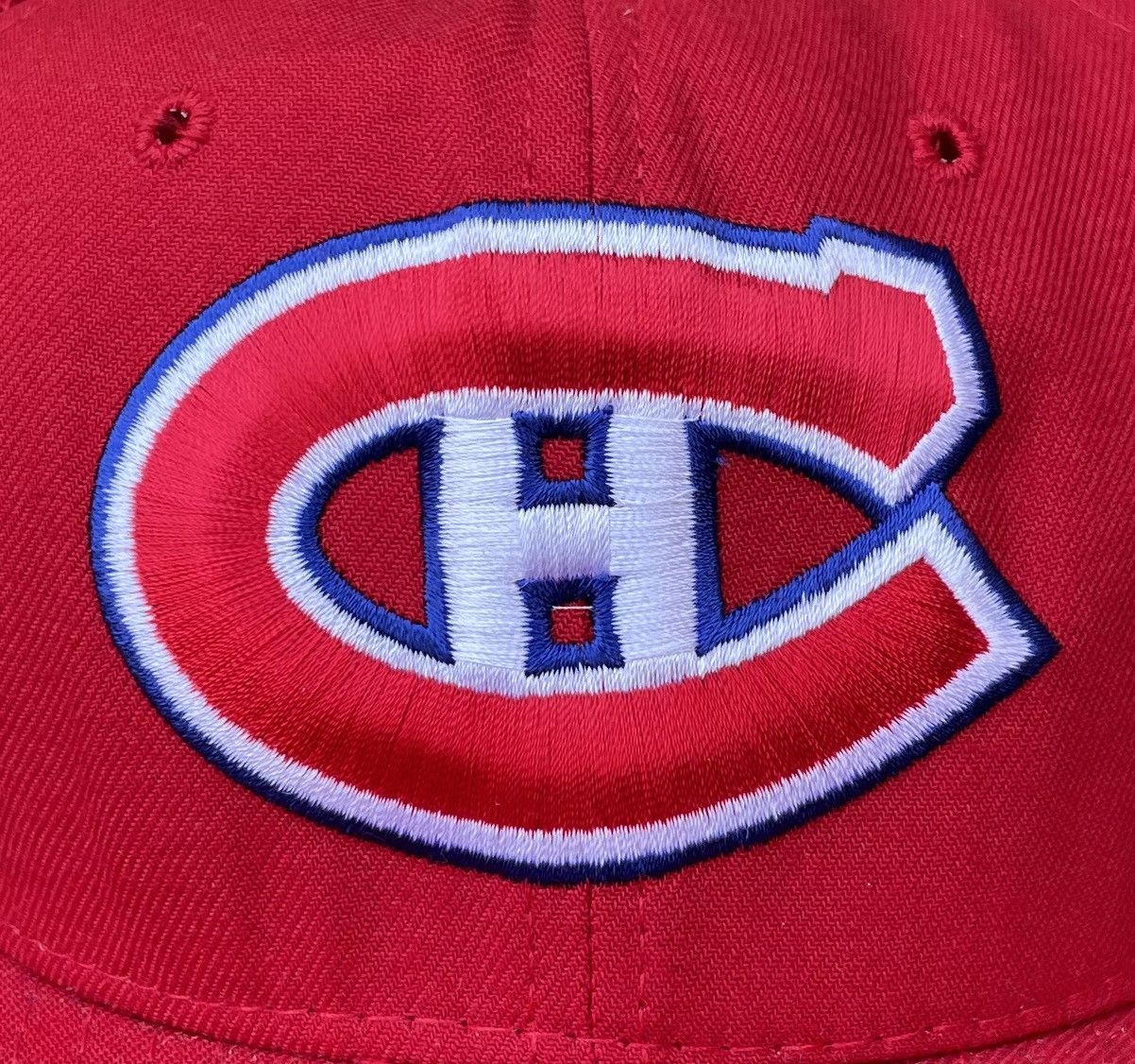 New Era NWT Vintage 90s NHL Montreal Canadiens Low Profile Snapback Size ONE SIZE - 2 Thumbnail