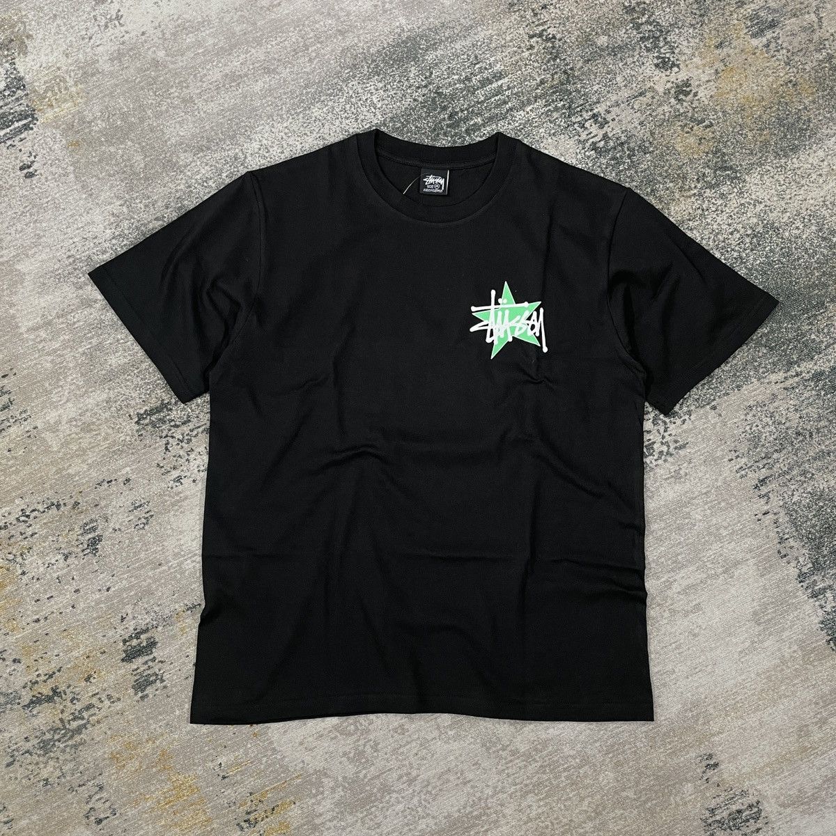 Stussy STAR PIG DYED TEE BLACK // XLARGE Size US XL / EU 56 / 4 - 3 Thumbnail
