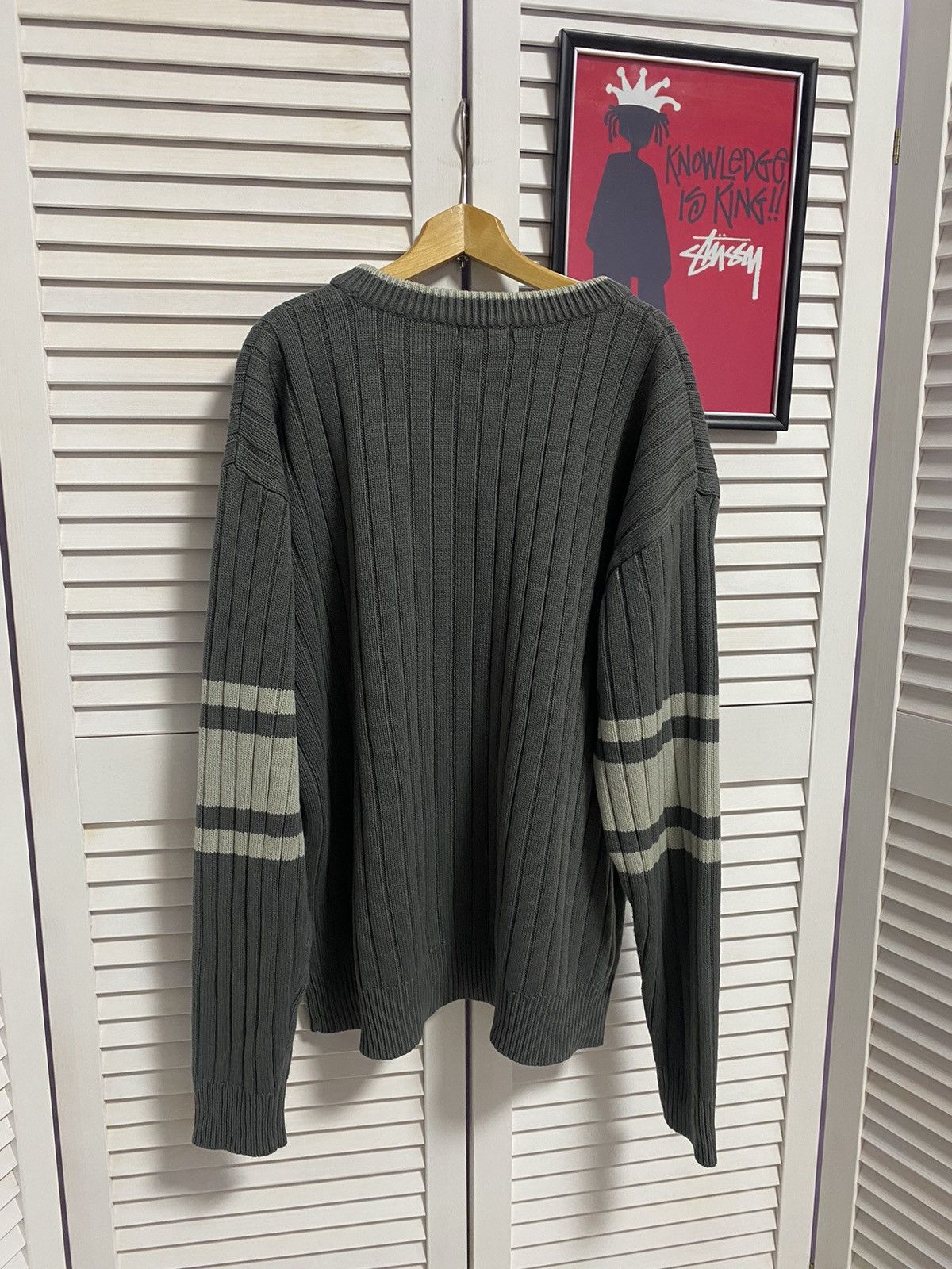 Diesel Vintage Knit Sweater Diesel Striped Opium Faded Style Size US XL / EU 56 / 4 - 4 Thumbnail