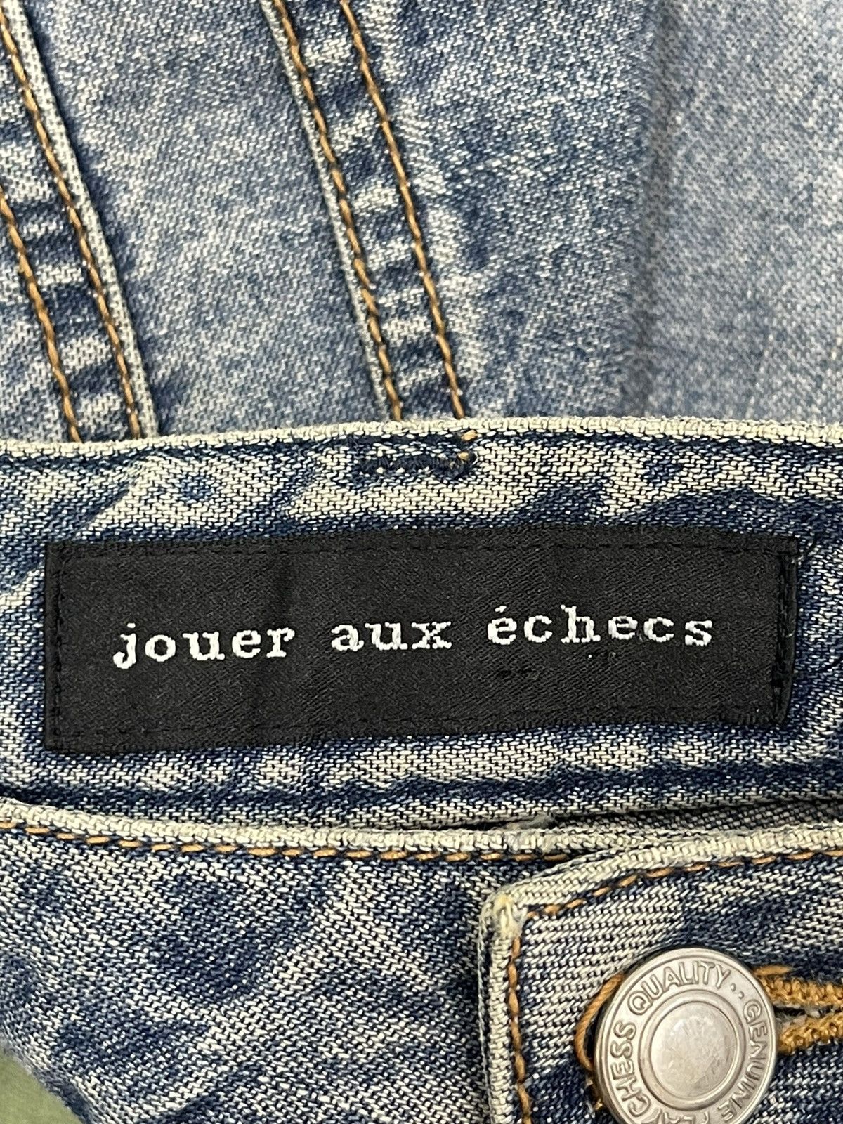 Japanese Brand Flare Jeans Jouer Aux Eches Distress Thin Bell Bottom 8🟦2 Size US 32 / EU 48 - 18 Thumbnail