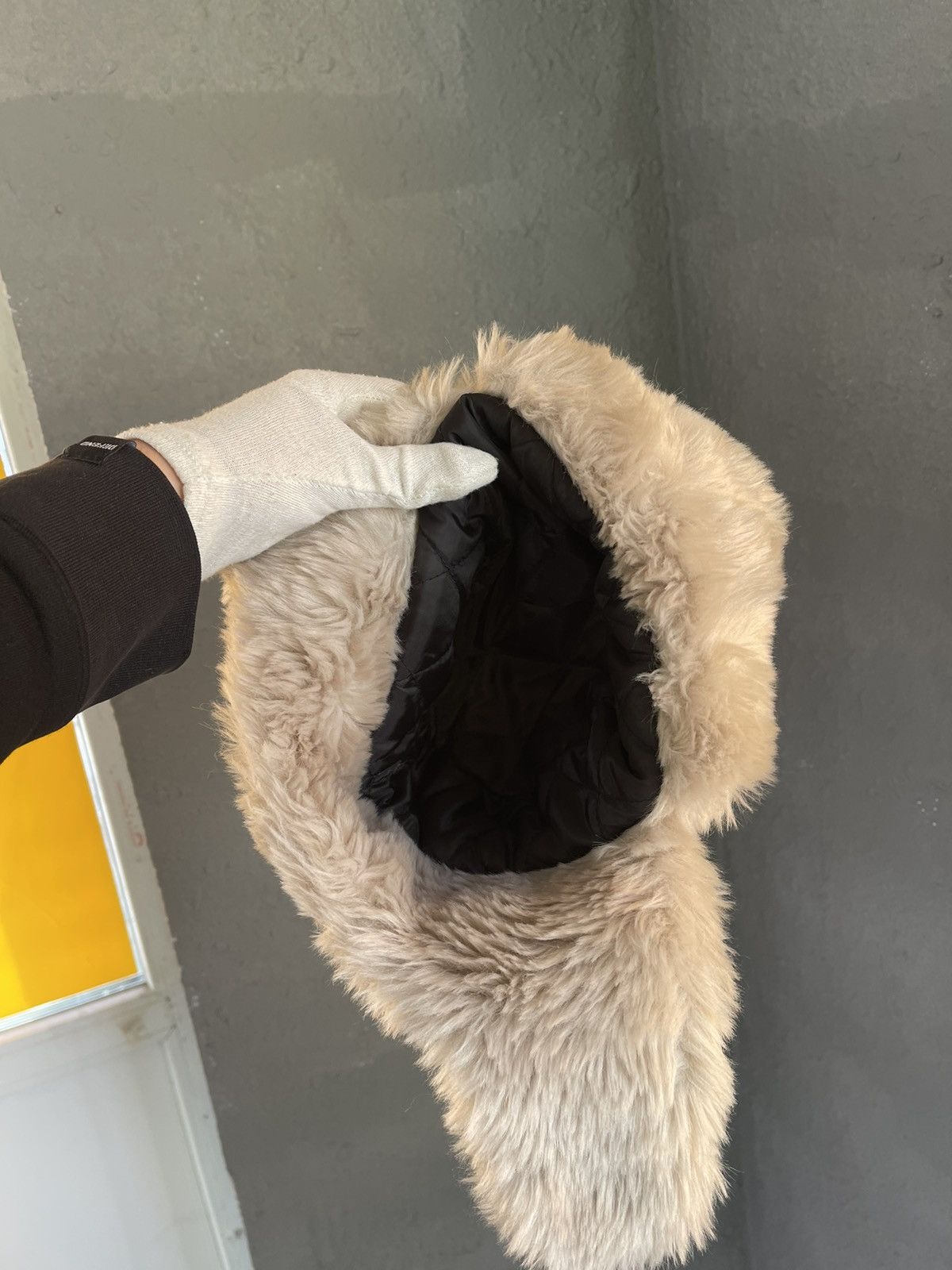 Japanese Brand × Vintage Crazy Y2k Mohair Fuzzy Hat Ushanka Punk Winter Size ONE SIZE - 5 Thumbnail