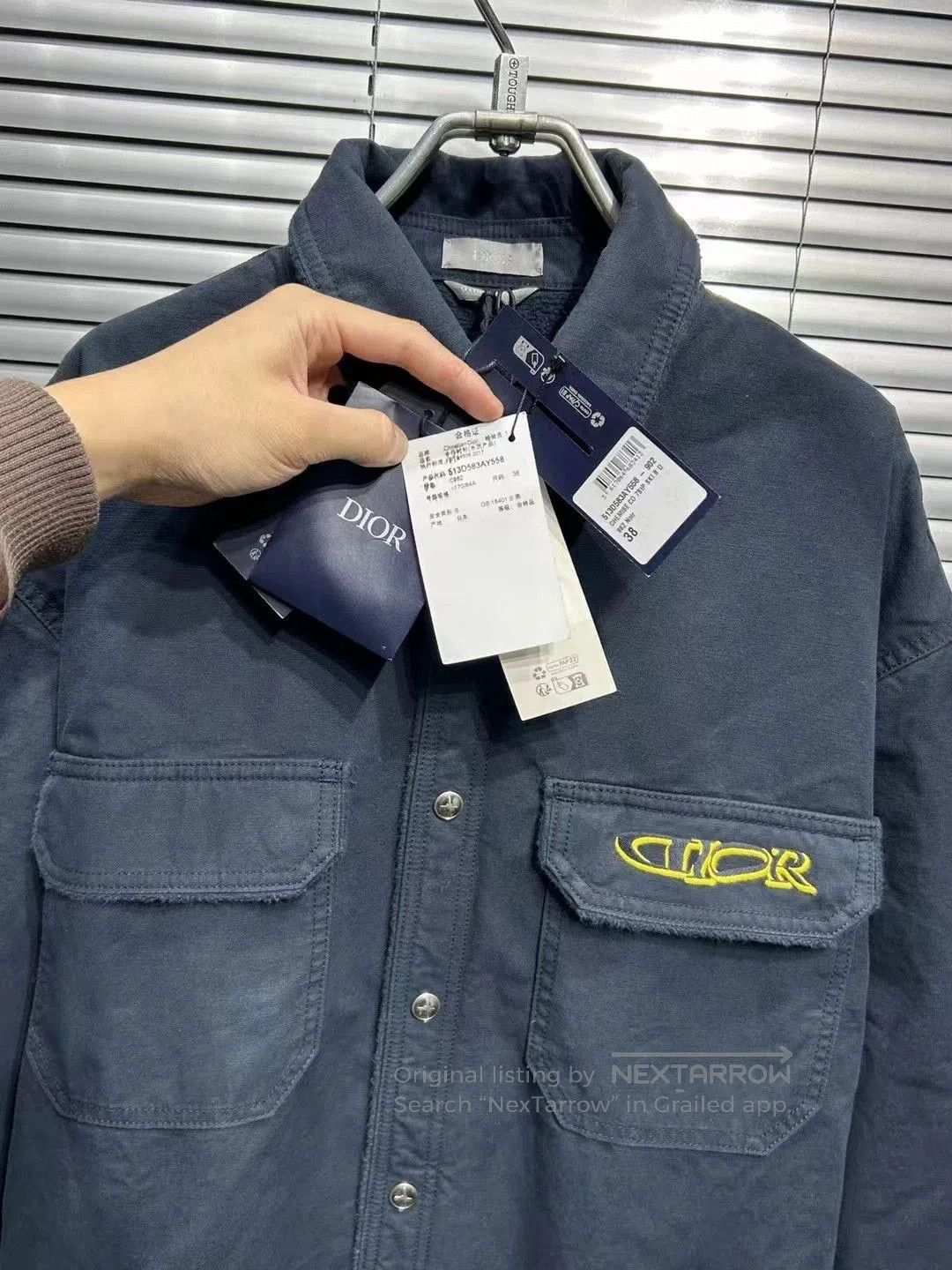 Dior dior x lewis hamilton navy shirt jacket. Size US M / EU 48-50 / 2 - 3 Thumbnail