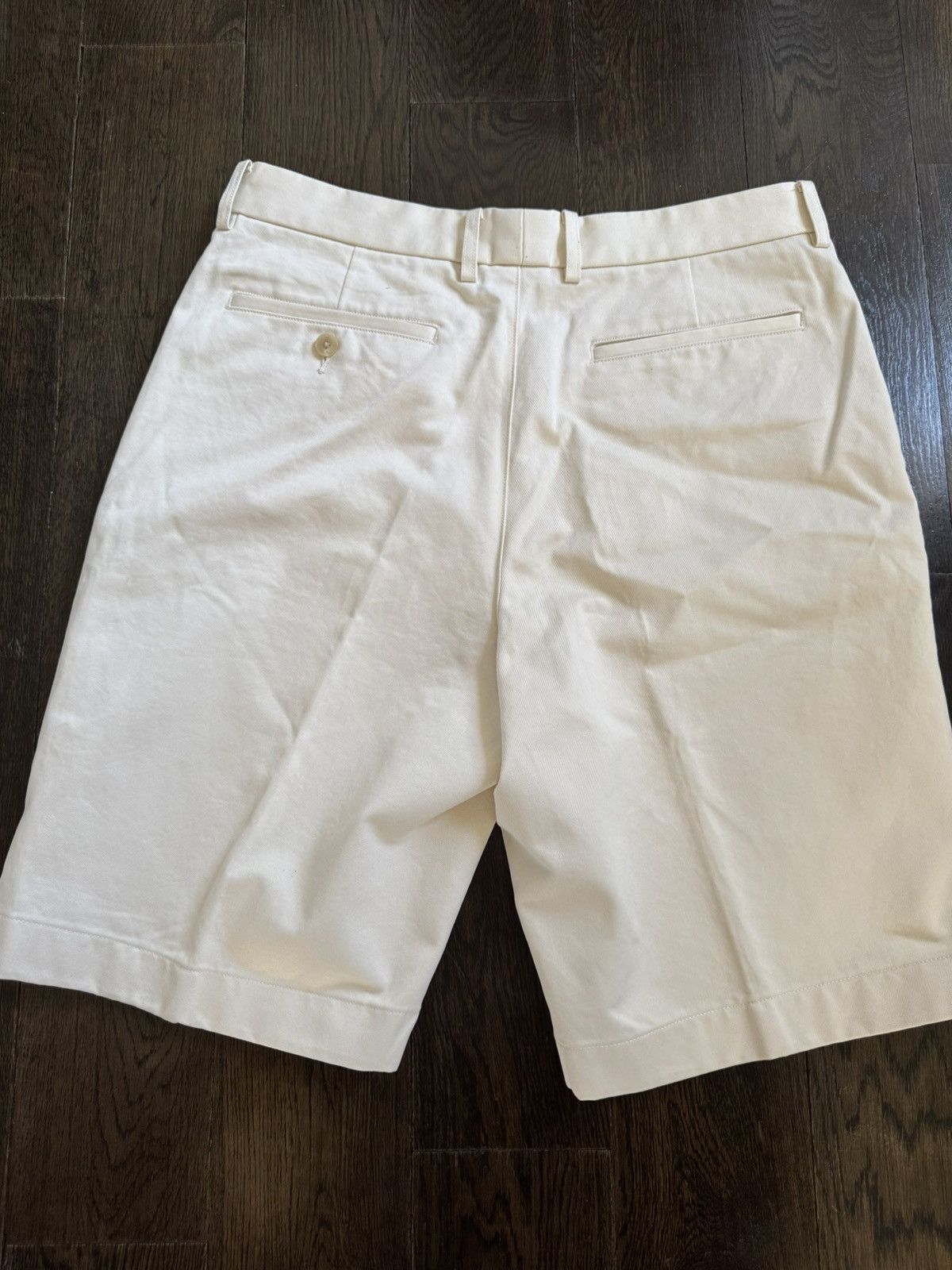 Auralee Auralee Straight-Leg Cotton-Twill Shorts Size US 32 / EU 48 - 4 Thumbnail