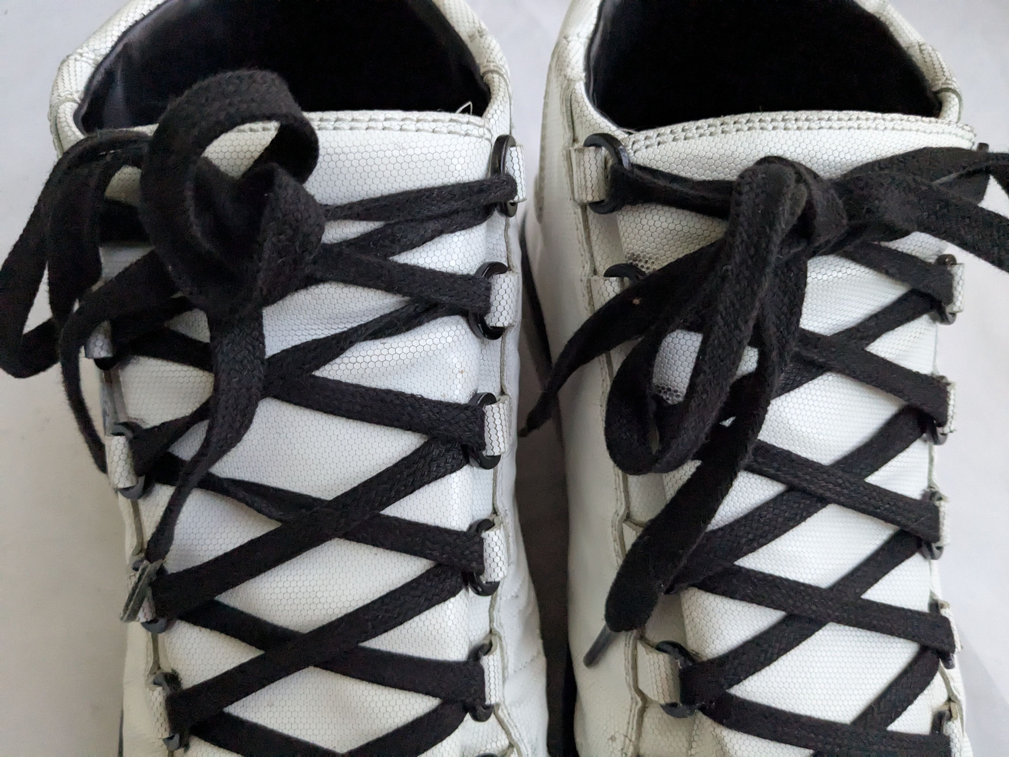 Balenciaga Balenciaga Arena White Black 8 High Tops Leather Size US 8 / EU 41 - 5 Thumbnail