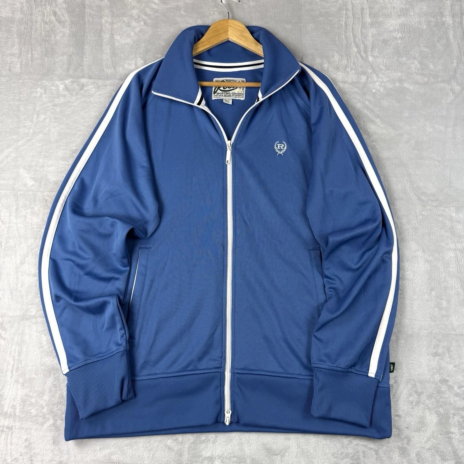 Roots Roots Blue Track Jacket 2XL Full Zip Sporting Goods Striped Size US XXL / EU 58 / 5 - 1 Thumbnail
