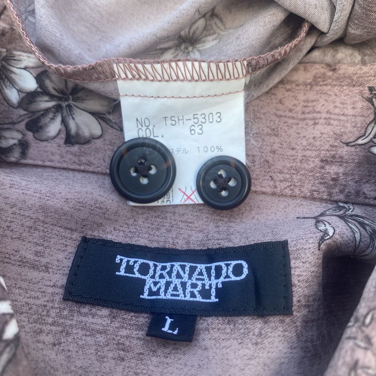 Tornado Mart TORNADO MART Floral Shirt Size US S / EU 44-46 / 1 - 7 Thumbnail