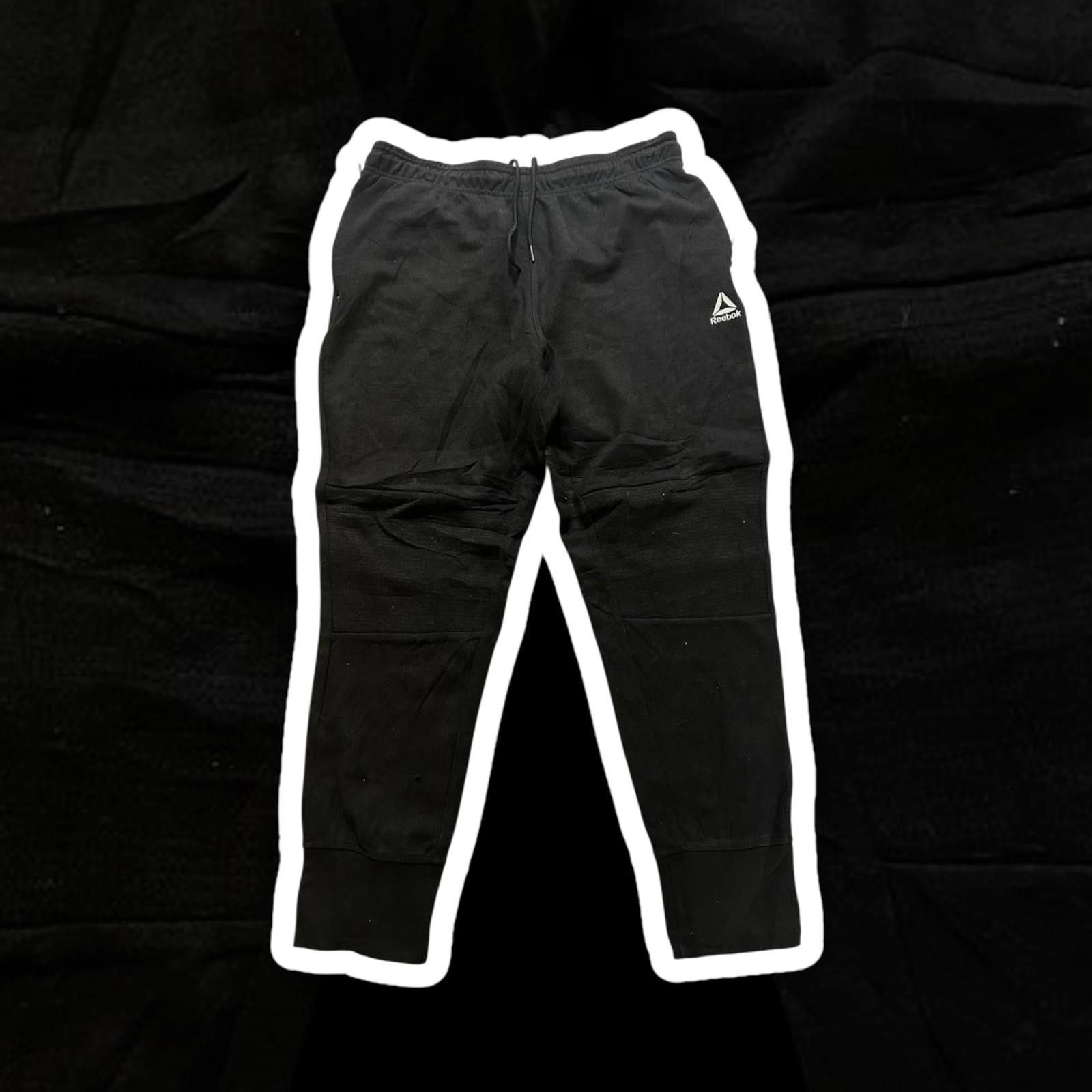 Reebok Reebok Men's Black Joggers - Stylish Comfort Size US 34 / EU 50 - 1 Thumbnail