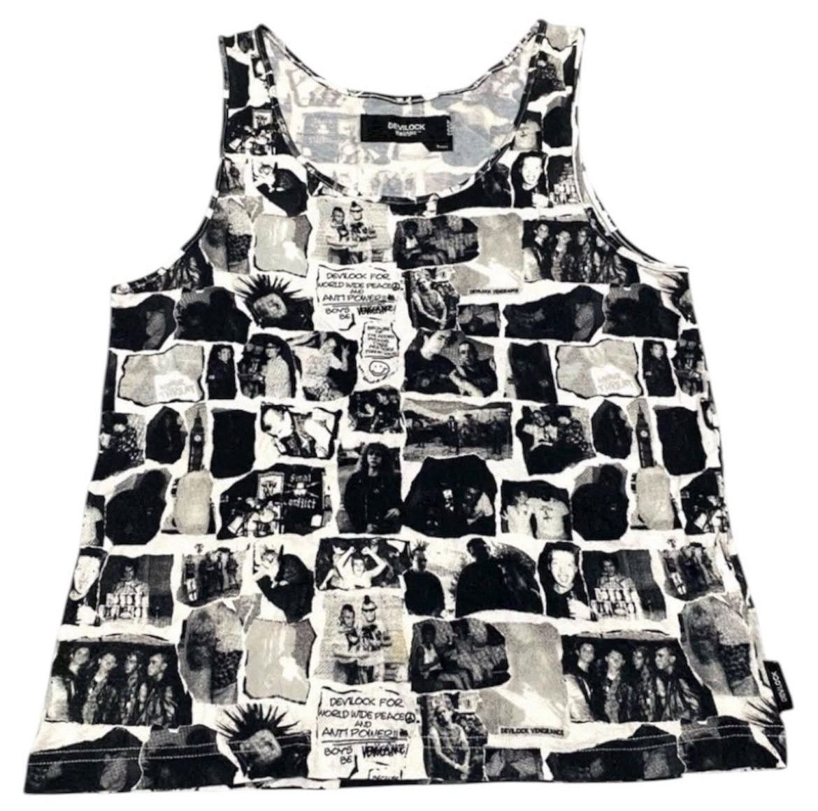 Japanese Brand 2000s Devilock Vegeance Printed Tank Top y2k Lgb Size US S / EU 44-46 / 1 - 1 Thumbnail