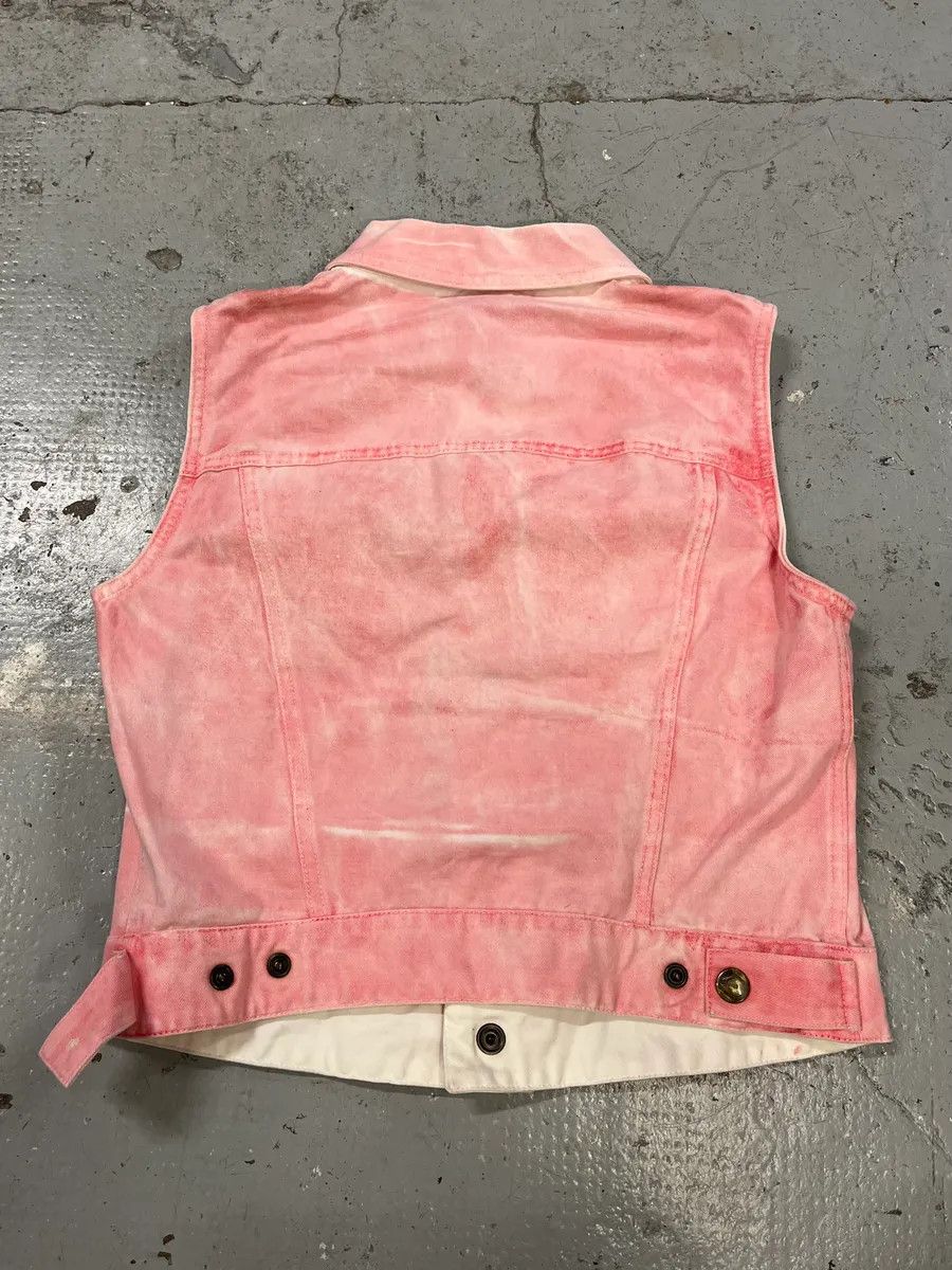 Just Cavalli 2000s Cavalli Pink Embellished Vest Jacket Size M / US 6-8 / IT 42-44 - 4 Thumbnail