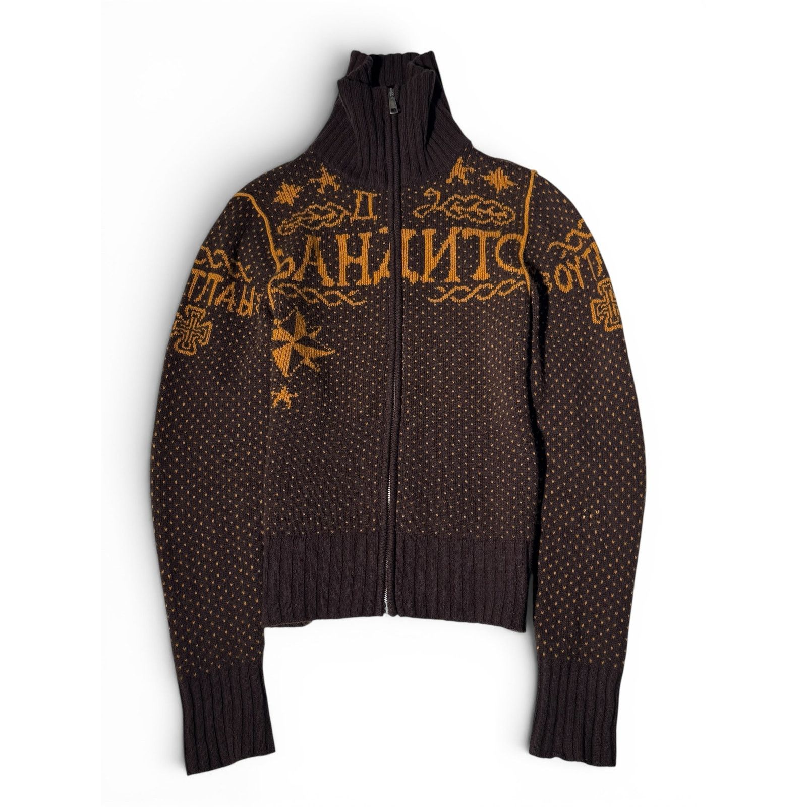 Diesel × Vintage Diesel Bandits Fashion Knit Turtle Sweater Rare 