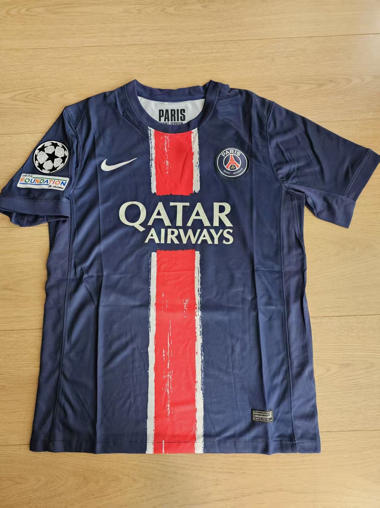 Other 2025 PSG #17 Vitinha Ferreira Jersey Home UEFA Champions Size US M / EU 48-50 / 2 - 1 Thumbnail
