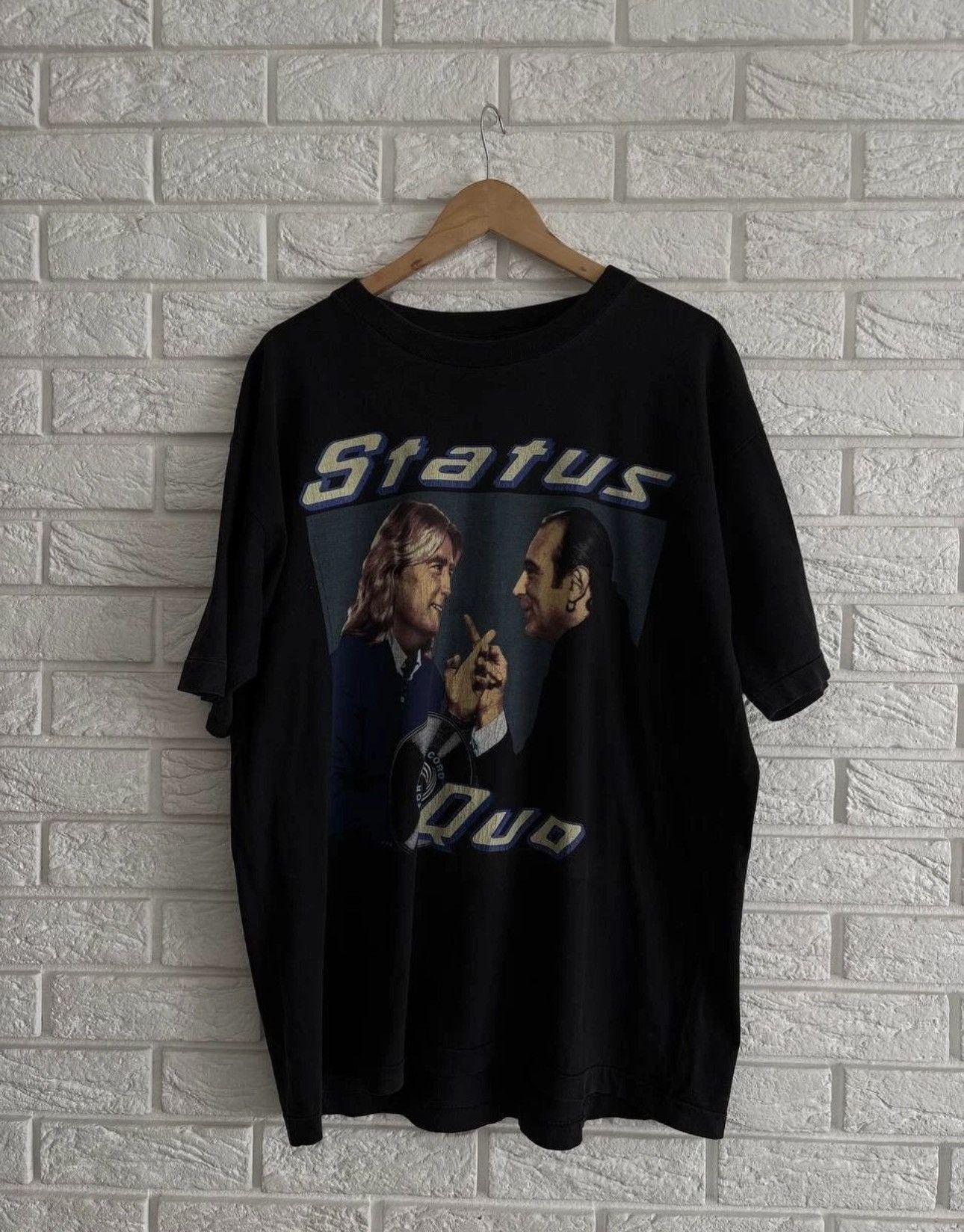 Vintage Vintage Status Quo 1993 men's T-shirt rare size XL Size US XL / EU 56 / 4 - 3 Thumbnail