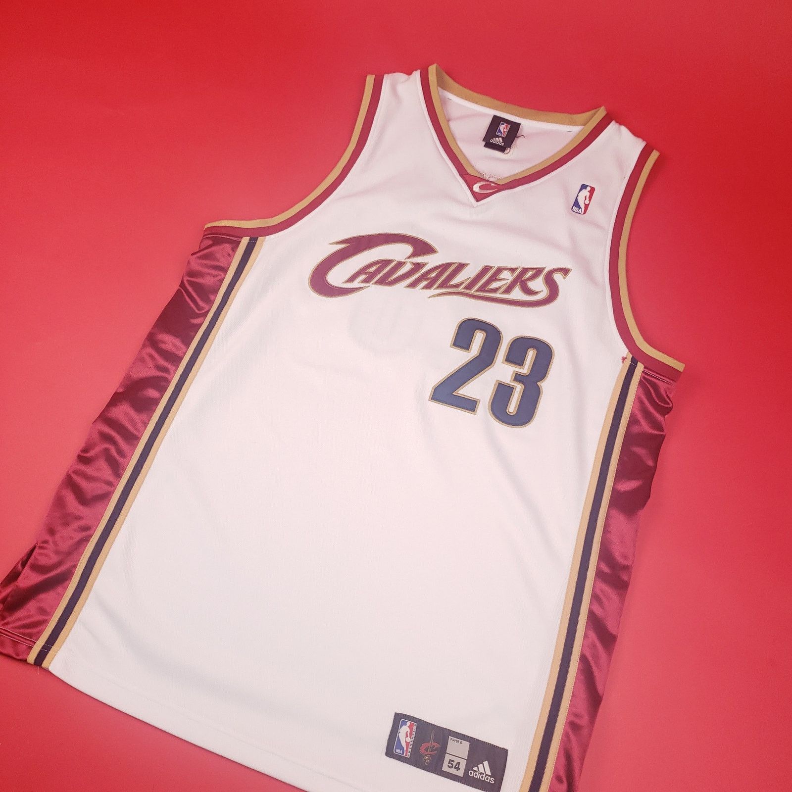 Adidas 2004 LeBron James Cleveland Cavs Cavaliers Adidas Jersey 54 Size US XL / EU 56 / 4 - 6 Thumbnail