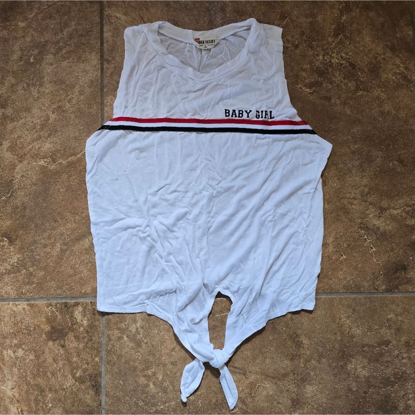 Other White Baby Girl FP Cropped Tank Size L / US 10 / IT 46 - 1 Thumbnail