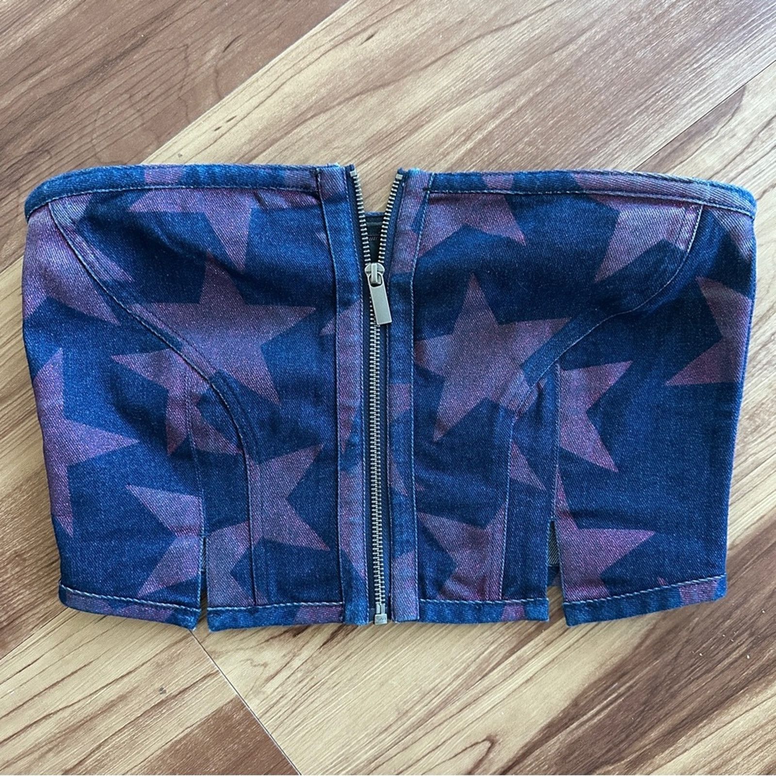 REVOLVE AFRM Braxton Cropped Bustier & Huxley Baby Boot Star SET Size M / US 6-8 / IT 42-44 - 7 Thumbnail