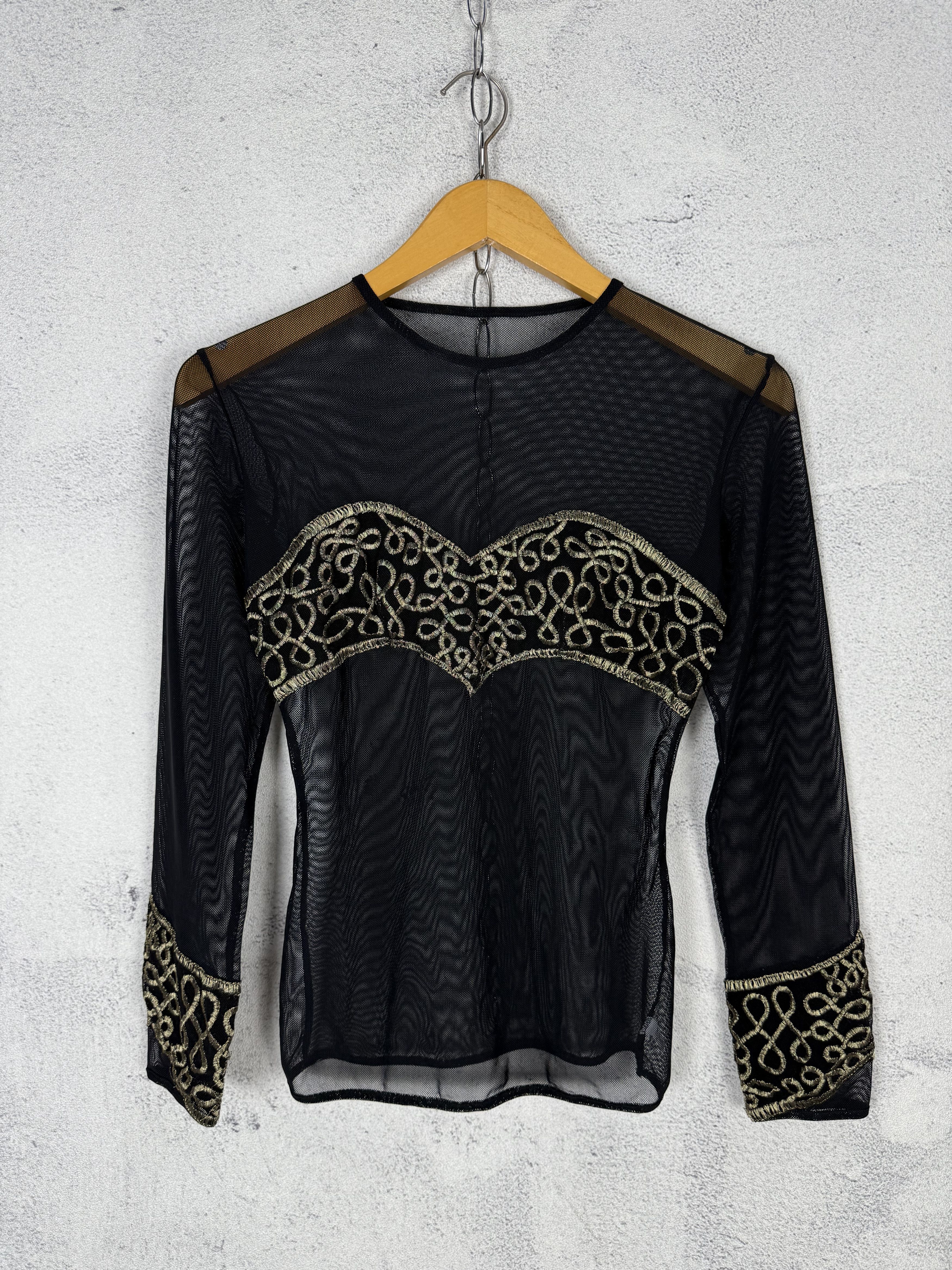 Vintage Vintage See Through Sheer Mesh Top Size S / US 4 / IT 40 - 9 Thumbnail