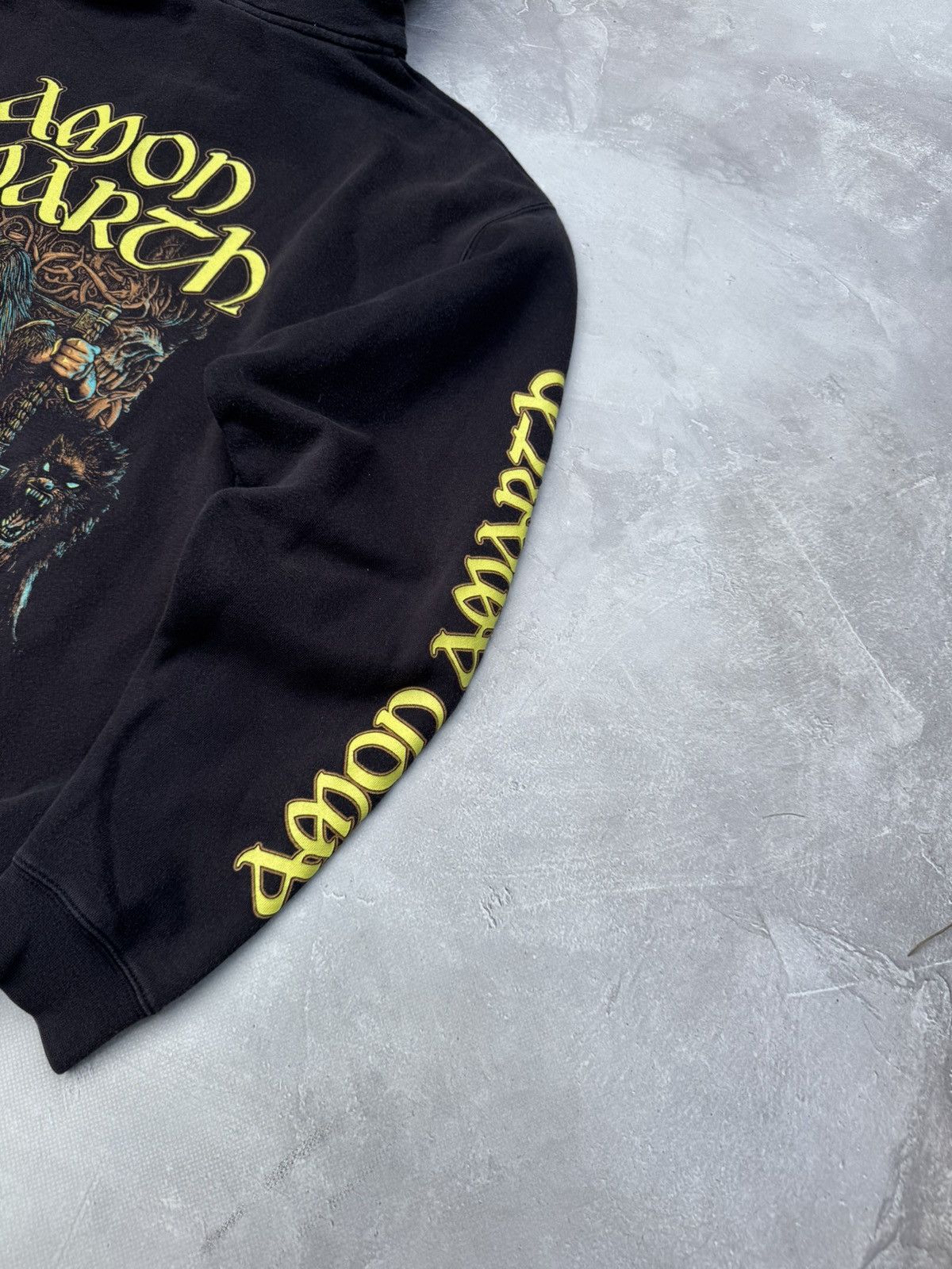 Band Tees Vintage Amon Amarth Fade Baggy Zip Hoodie Size US L / EU 52-54 / 3 - 10 Thumbnail