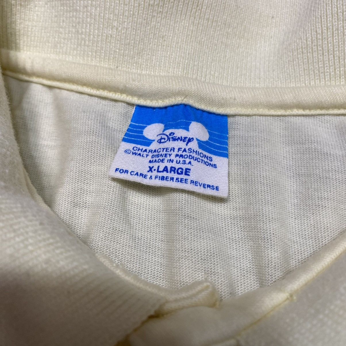 Mickey Mouse × Vintage Vintage Walt Disney Mickey Mouse 80s Polo Tshirt Size US XL / EU 56 / 4 - 4 Thumbnail