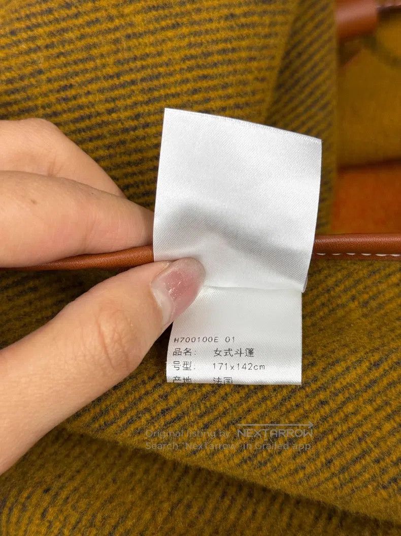 Hermes Hermes Color-Blocked Equestrian Fringe Cloak Size M / US 6-8 / IT 42-44 - 6 Thumbnail