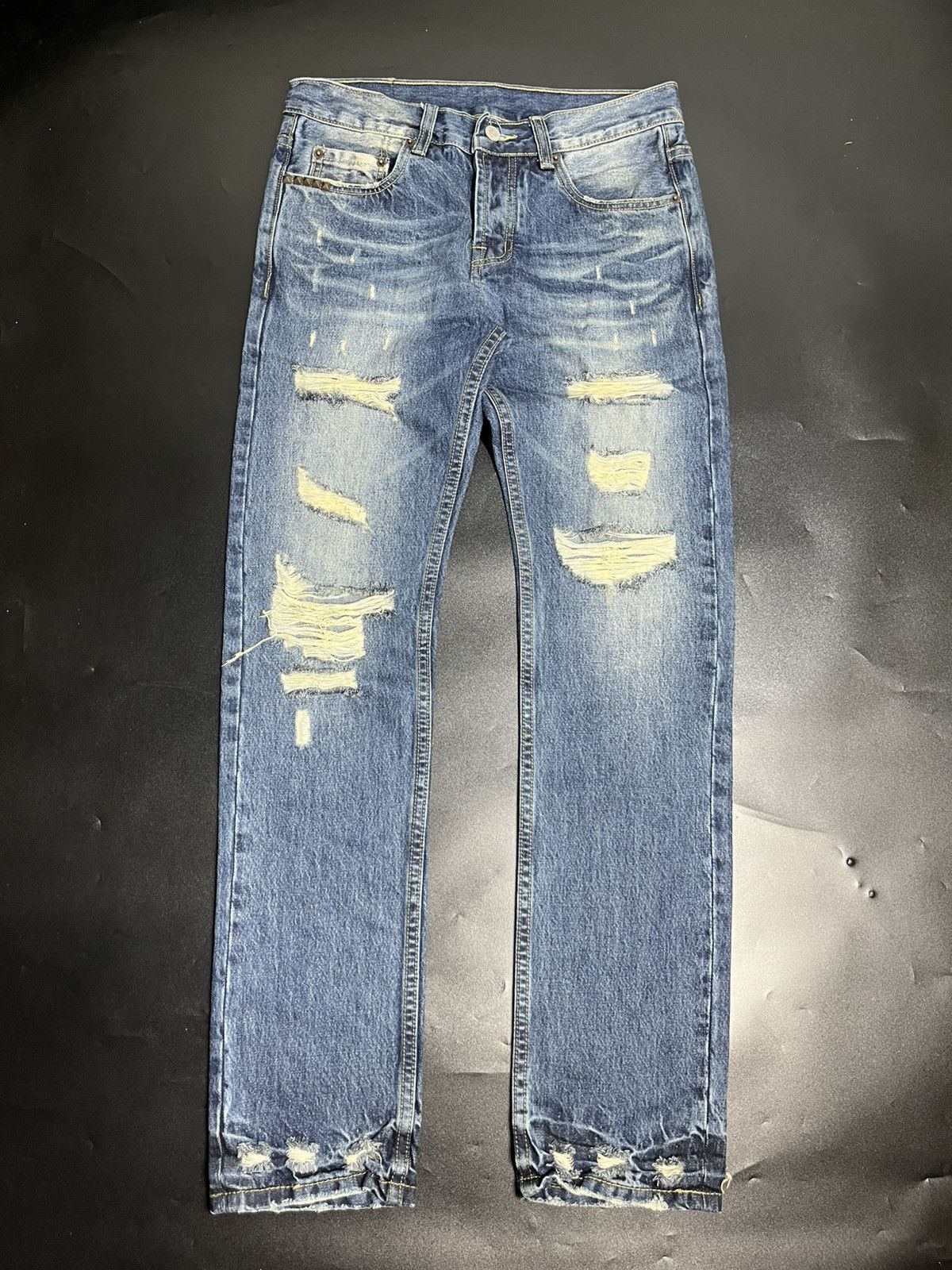 Japanese Hysteric Glamour Distressed Jeans punk