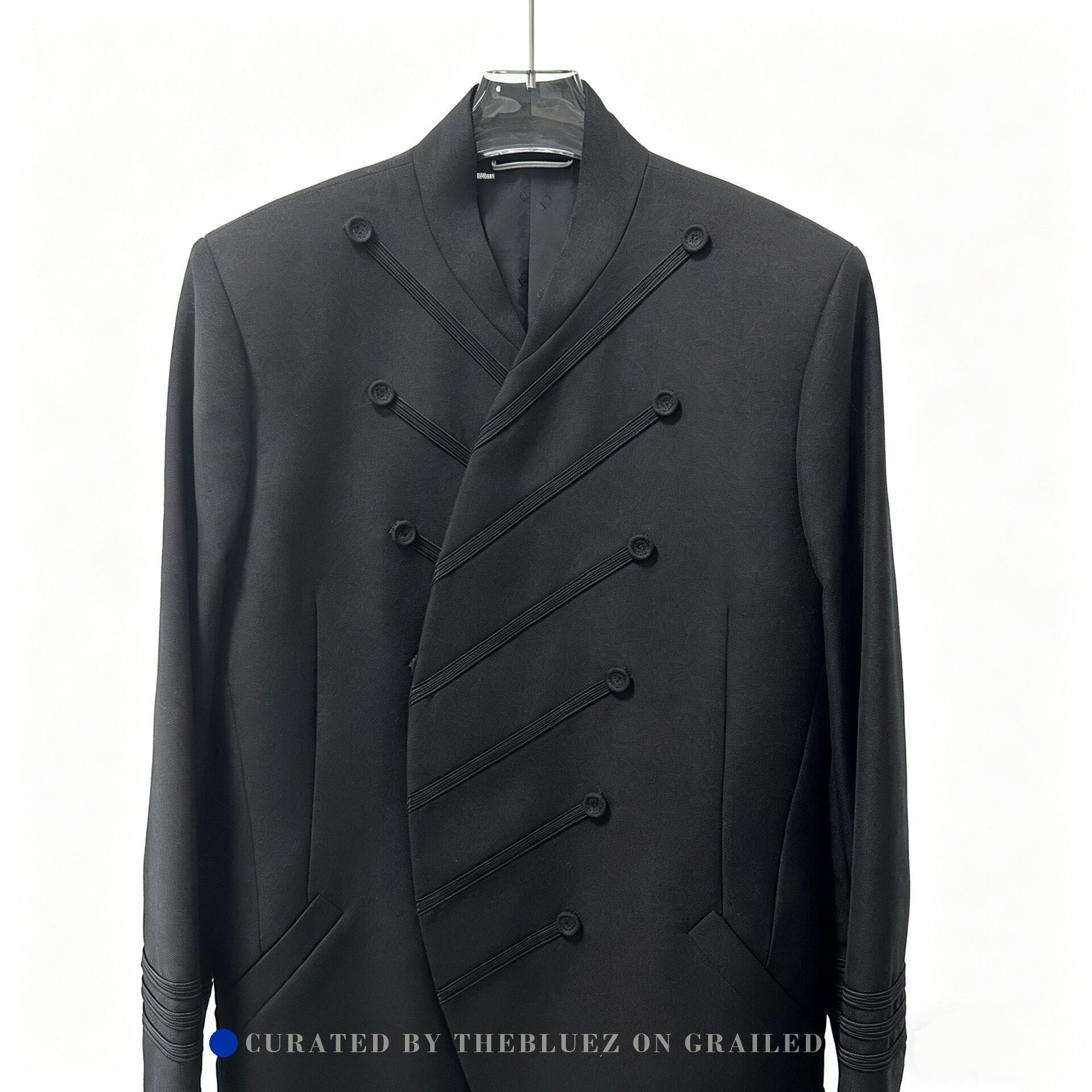 Dior Dior Man Black Tailcoat Formal Overcoat Size US M / EU 48-50 / 2 - 2 Thumbnail
