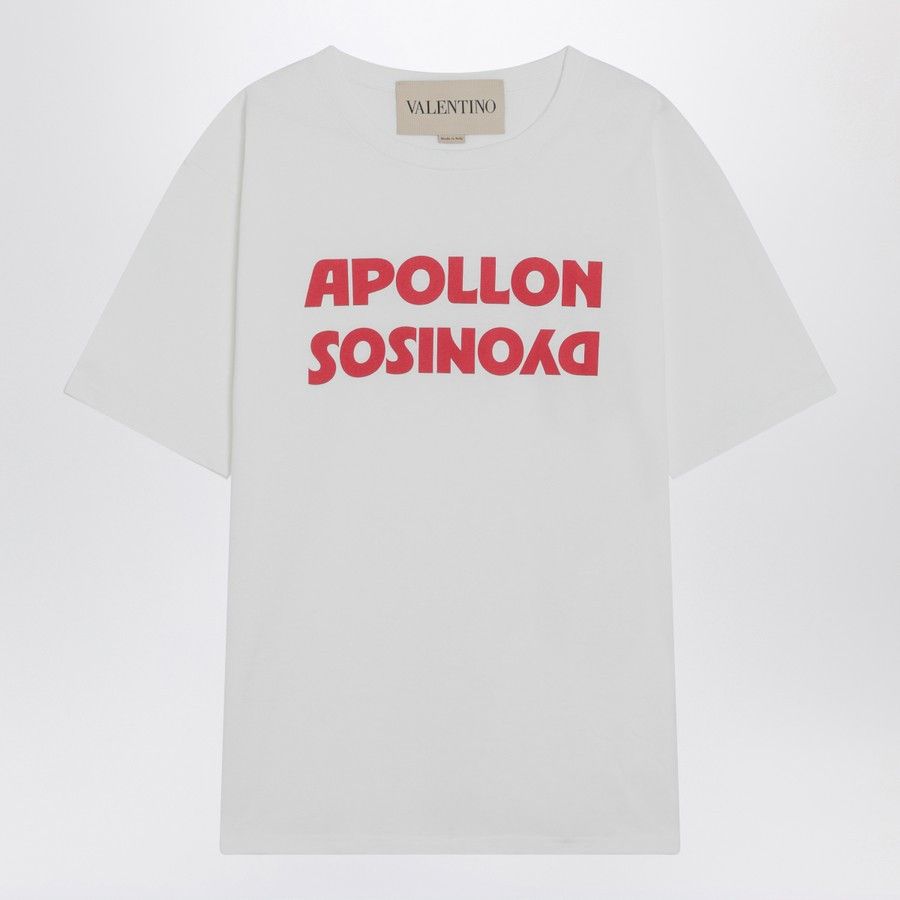 Valentino o1d2blof1025 Print T-Shirt in White Size US S / EU 44-46 / 1 - 1 Thumbnail