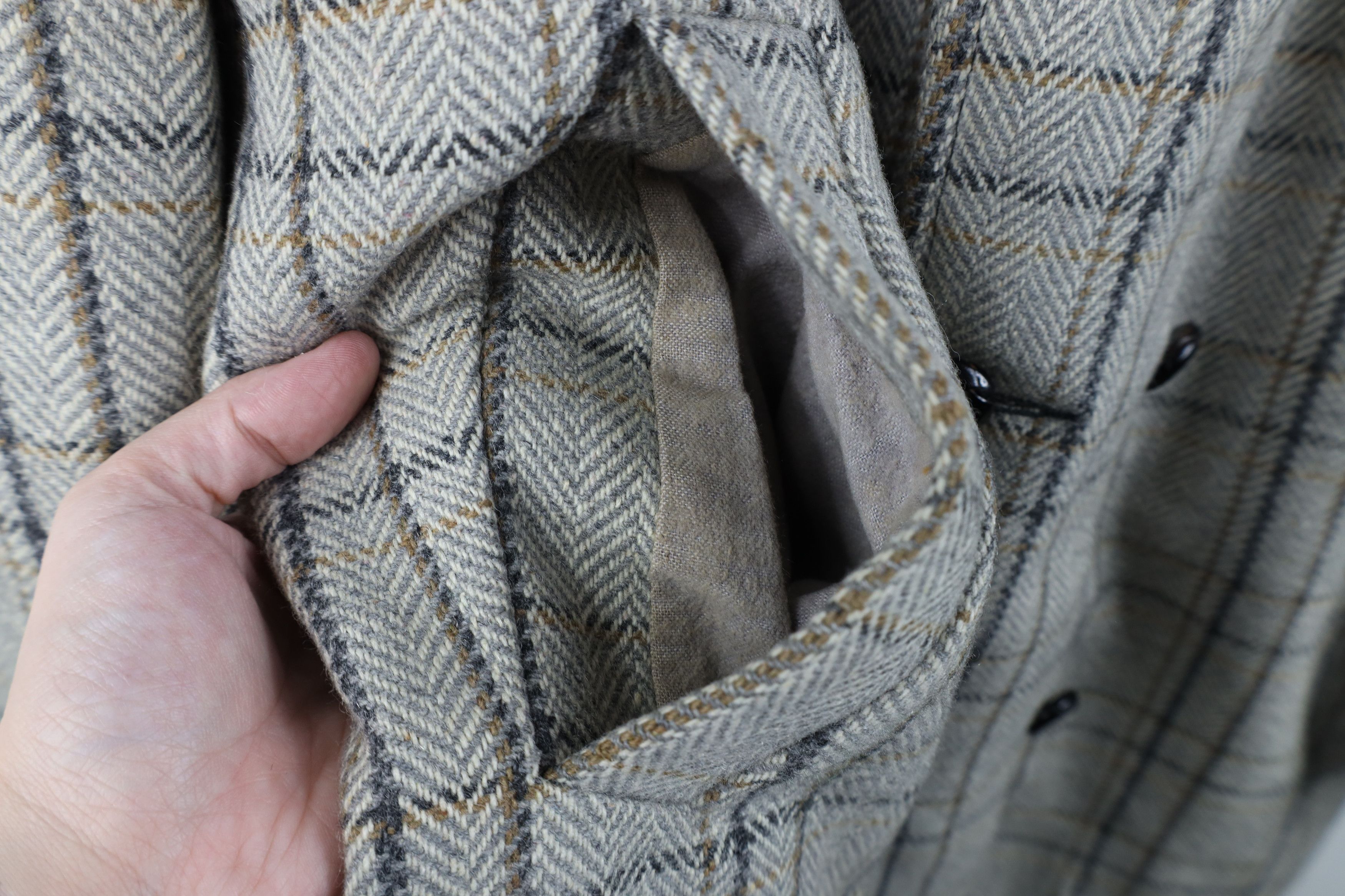 Vintage Vintage 70s Streetwear Plaid Fleece Lined Jacket USA Size US XXL / EU 58 / 5 - 5 Thumbnail