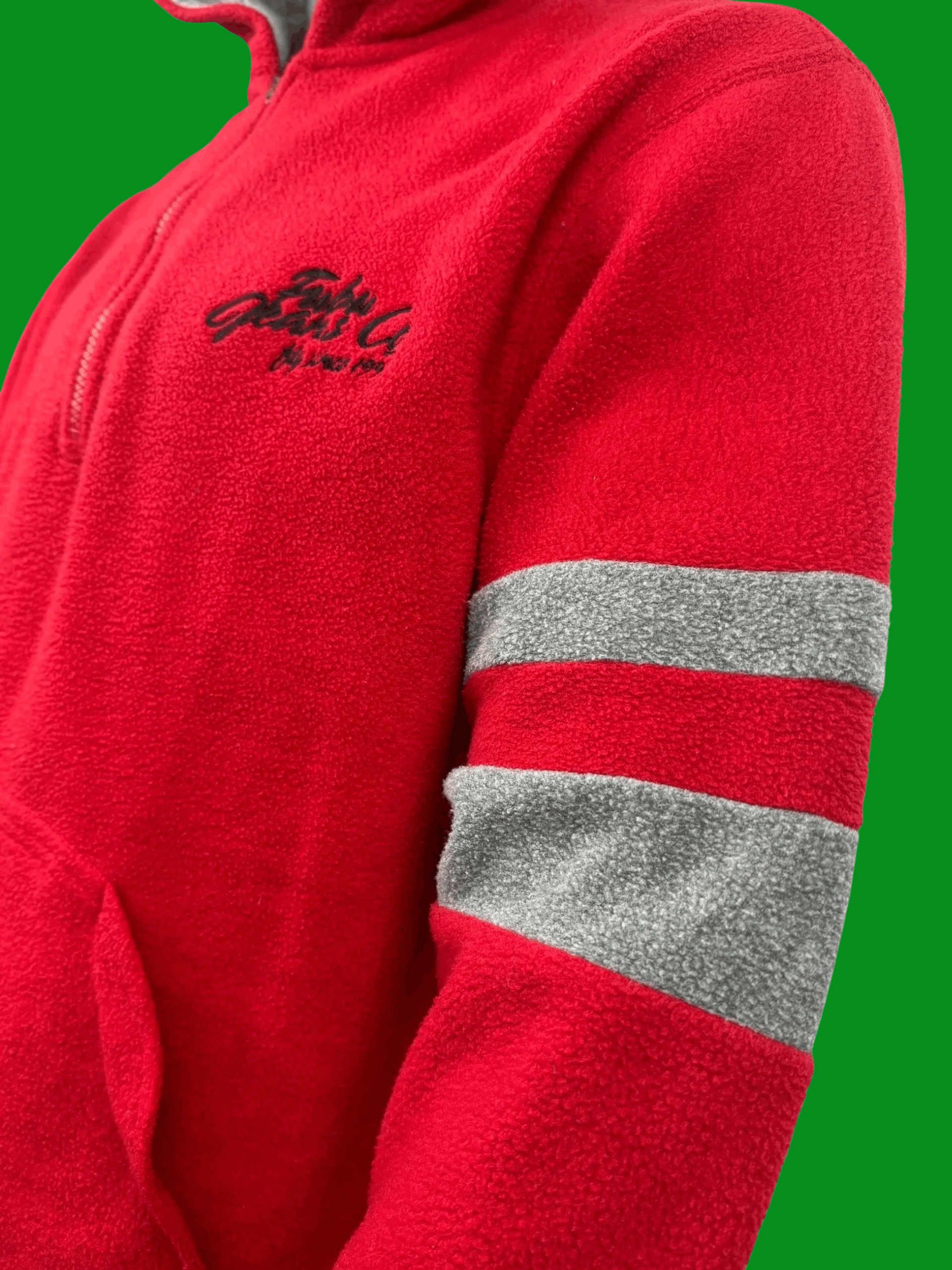 Fubu VTG FUBU 90s Quarter-Zip Hoodie – Band Striped Retro Style Size US M / EU 48-50 / 2 - 5 Thumbnail