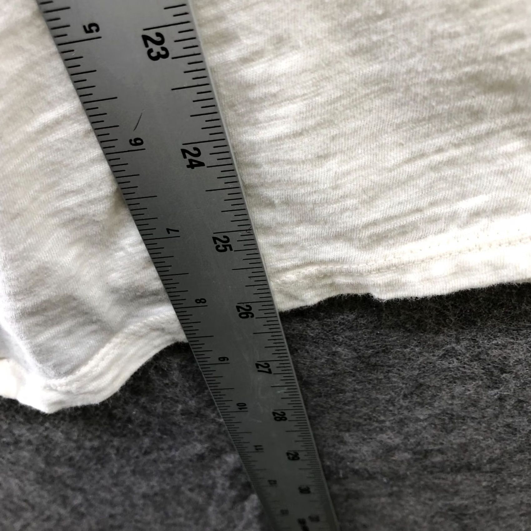 Vintage L.L. Bean Long Sleeve T Shirt Womens XL Ivory Crewneck Cotton Slub Knit Shirt Mens? Size XL / US 12-14 / IT 48-50 - 7 Thumbnail