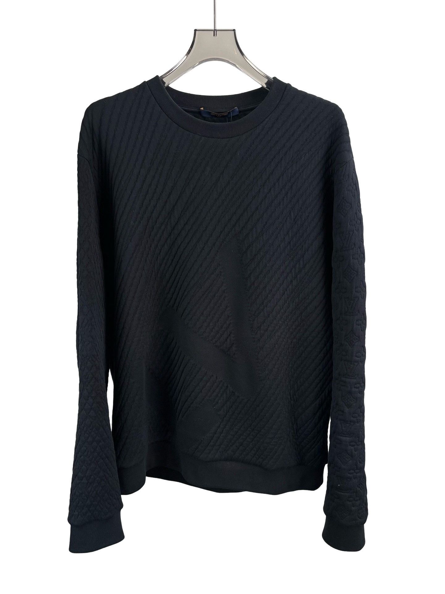 Louis Vuitton Louis Vuitton Monogram Embossed Sleeve Sweatshirt XL Size US XL / EU 56 / 4 - 1 Thumbnail