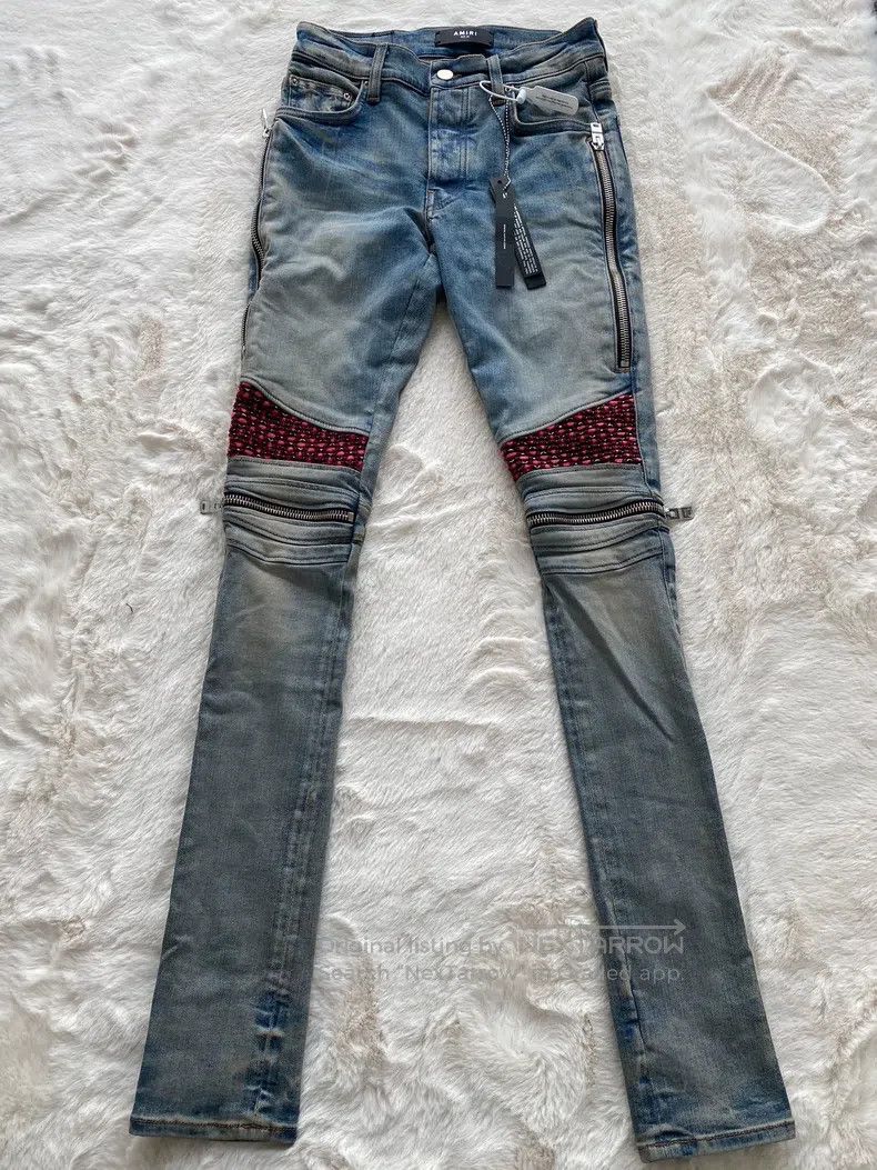 Amiri Amiri Size 29 Washed blue mx2 jeans Size US 29 - 1 Thumbnail
