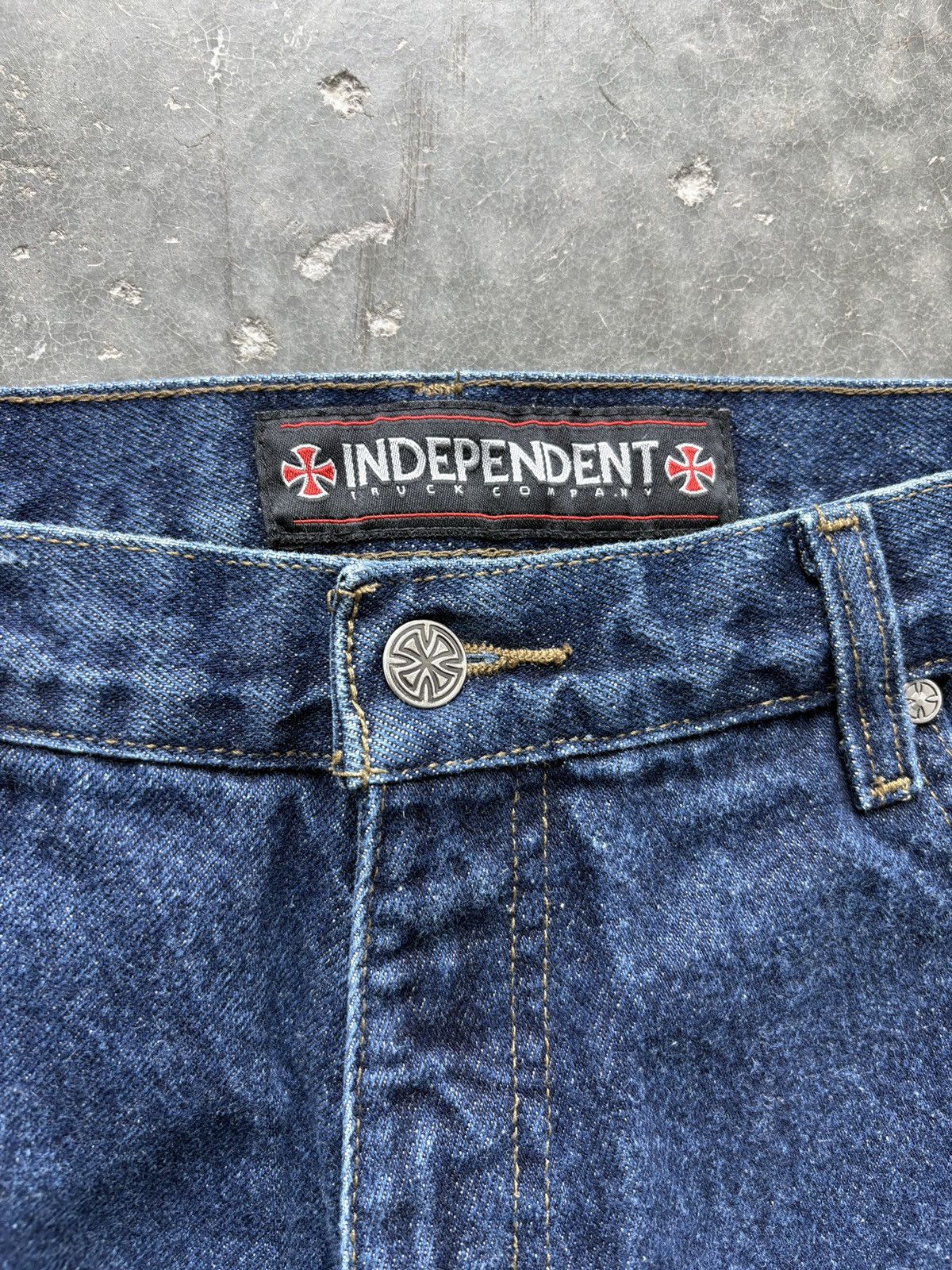 Independent Truck Co. Vintage Y2K Independent Baggy Jeans Skater Style Size US 36 / EU 52 - 4 Thumbnail