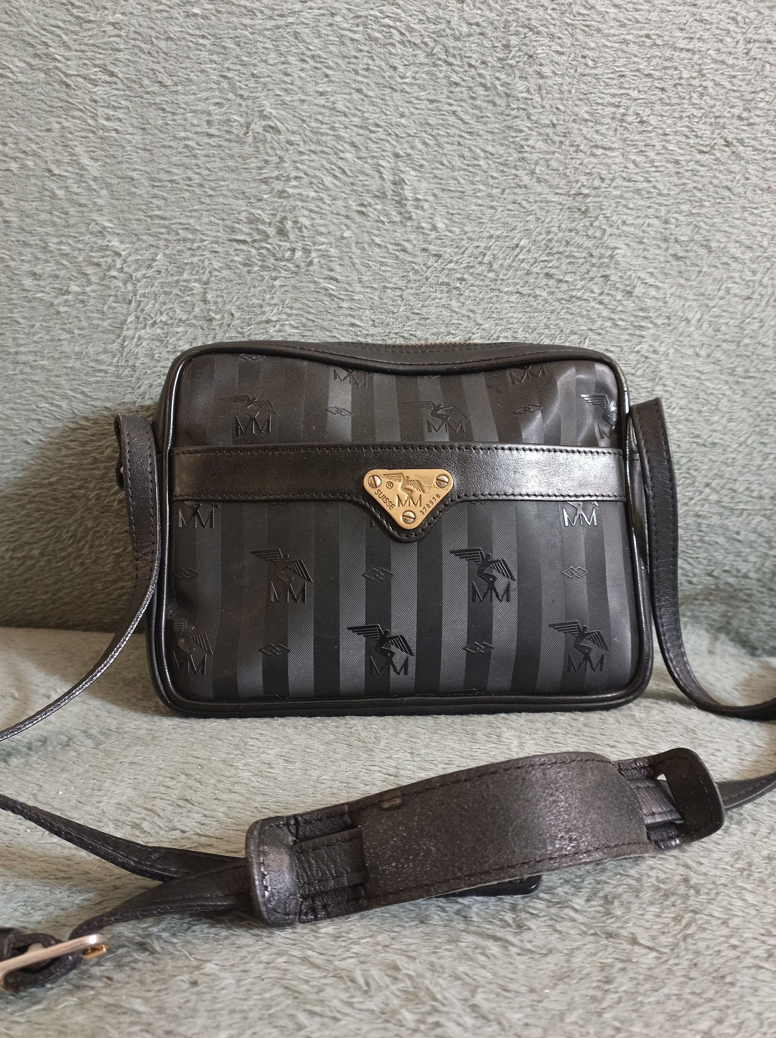 Maison Mollerus Maison Mollerus Vinerus Vintage Coated Canvas Crossbody Bag