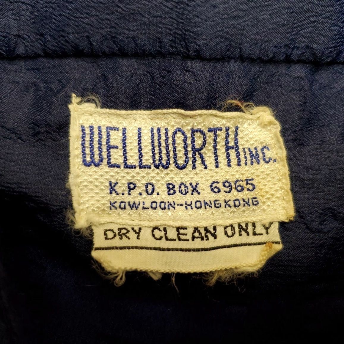 Vintage Wellworth Shirt Mens M Blue Dagger Collar Crinkle Disco 70s 80s Vintage Mod Size US M / EU 48-50 / 2 - 4 Thumbnail