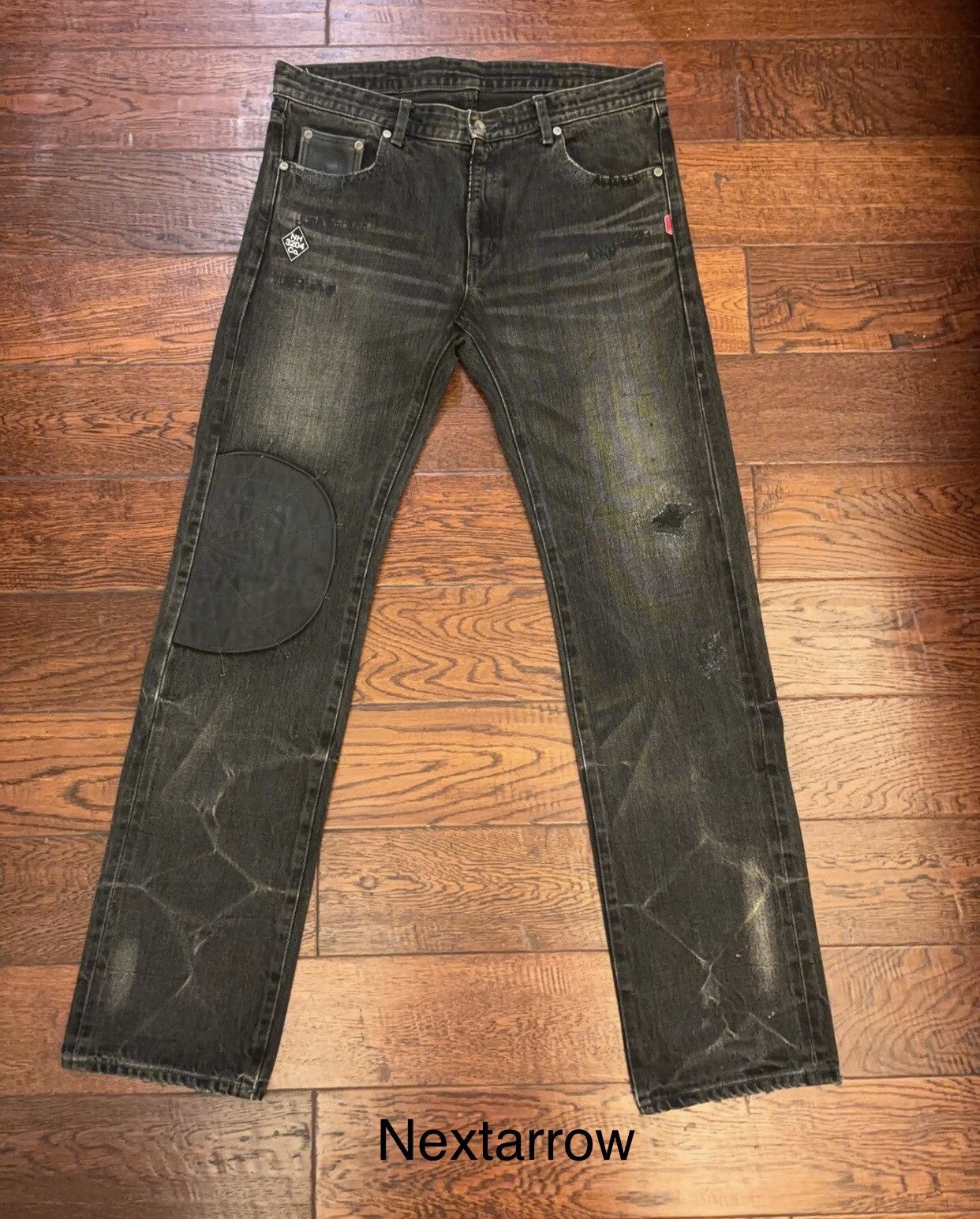 Neighborhood Neighborhood 09EX Black Icon Black Soul Collar Jeans Size US 36 / EU 52 - 1 Thumbnail