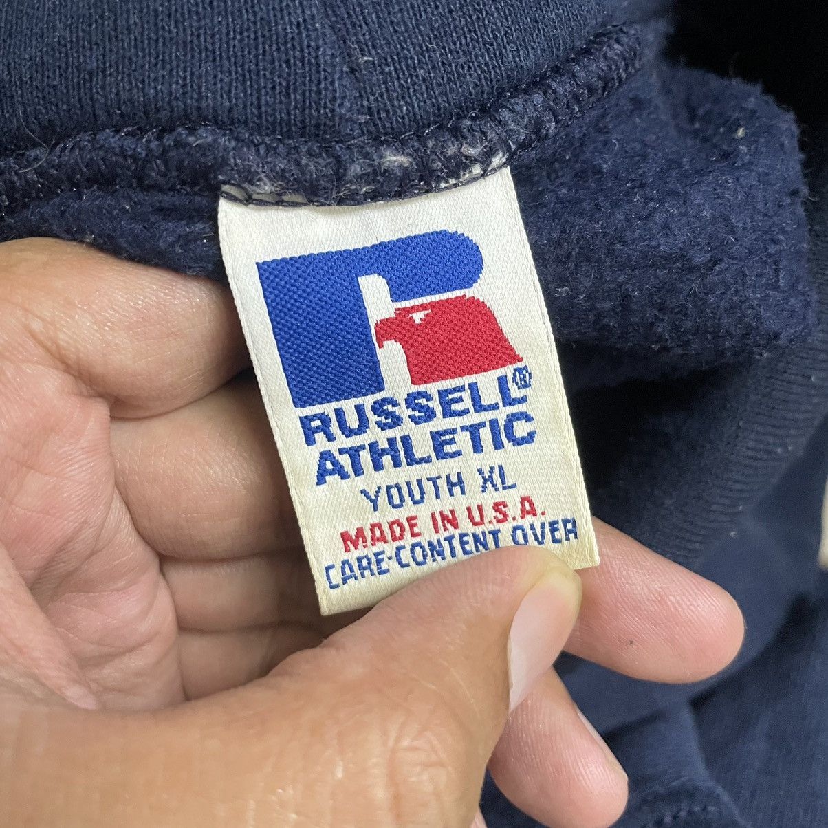 L.L. Bean Vintage 90s Russell Athletic x LL Bean Script Hoodie Size US S / EU 44-46 / 1 - 4 Thumbnail