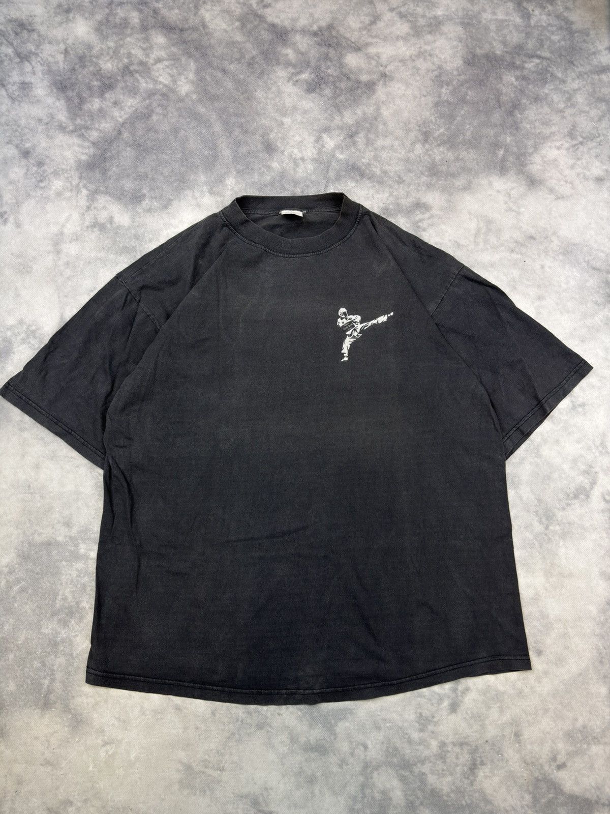 Band Tees × Vintage Vintage Faded Boxing Thai teakwon do karate boxy Streetwear Size US XL / EU 56 / 4 - 3 Thumbnail