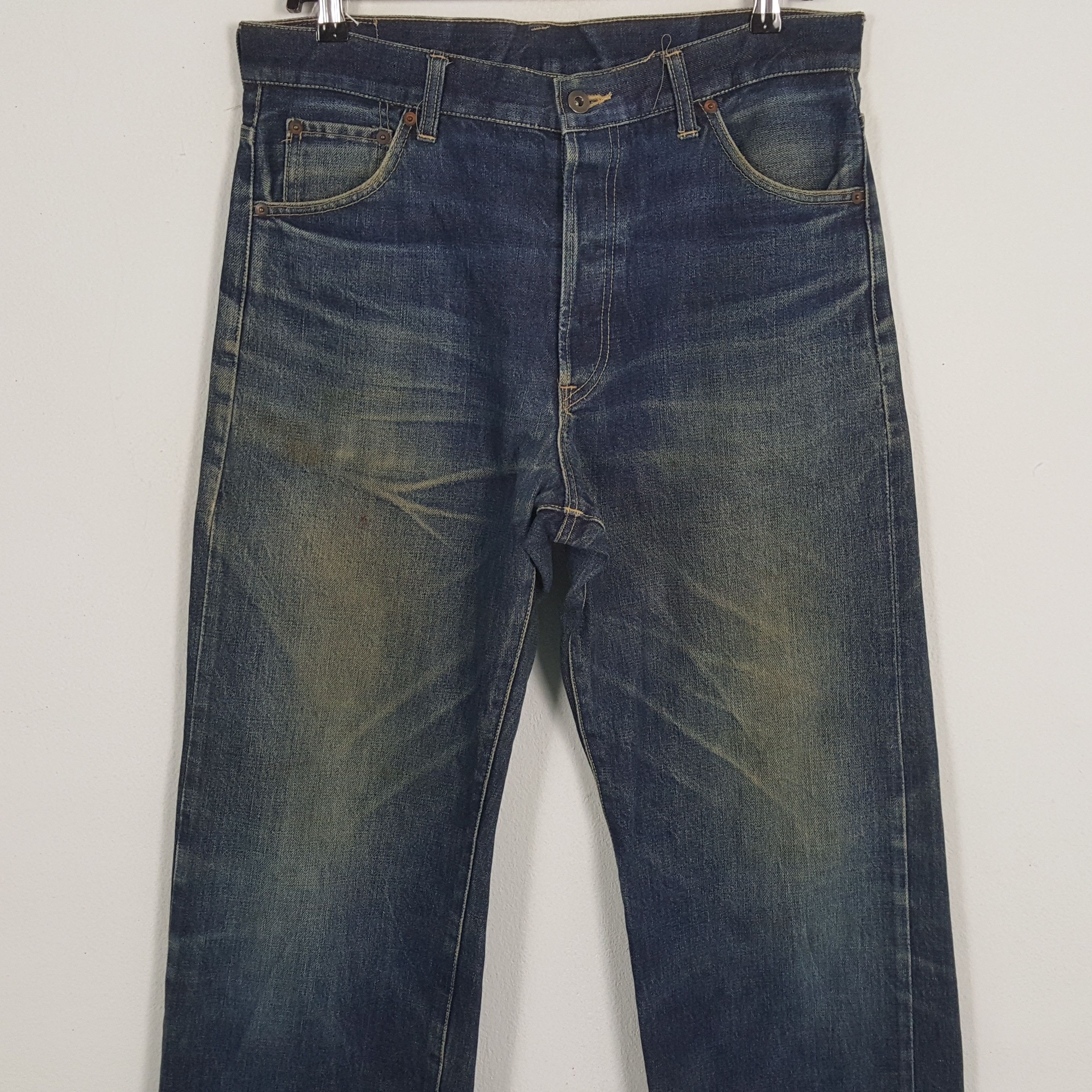 Japanese Brand × Vintage EVISU Japanese Brand Fashion Style Custom Daicock Jeans Size US 33 - 5 Thumbnail
