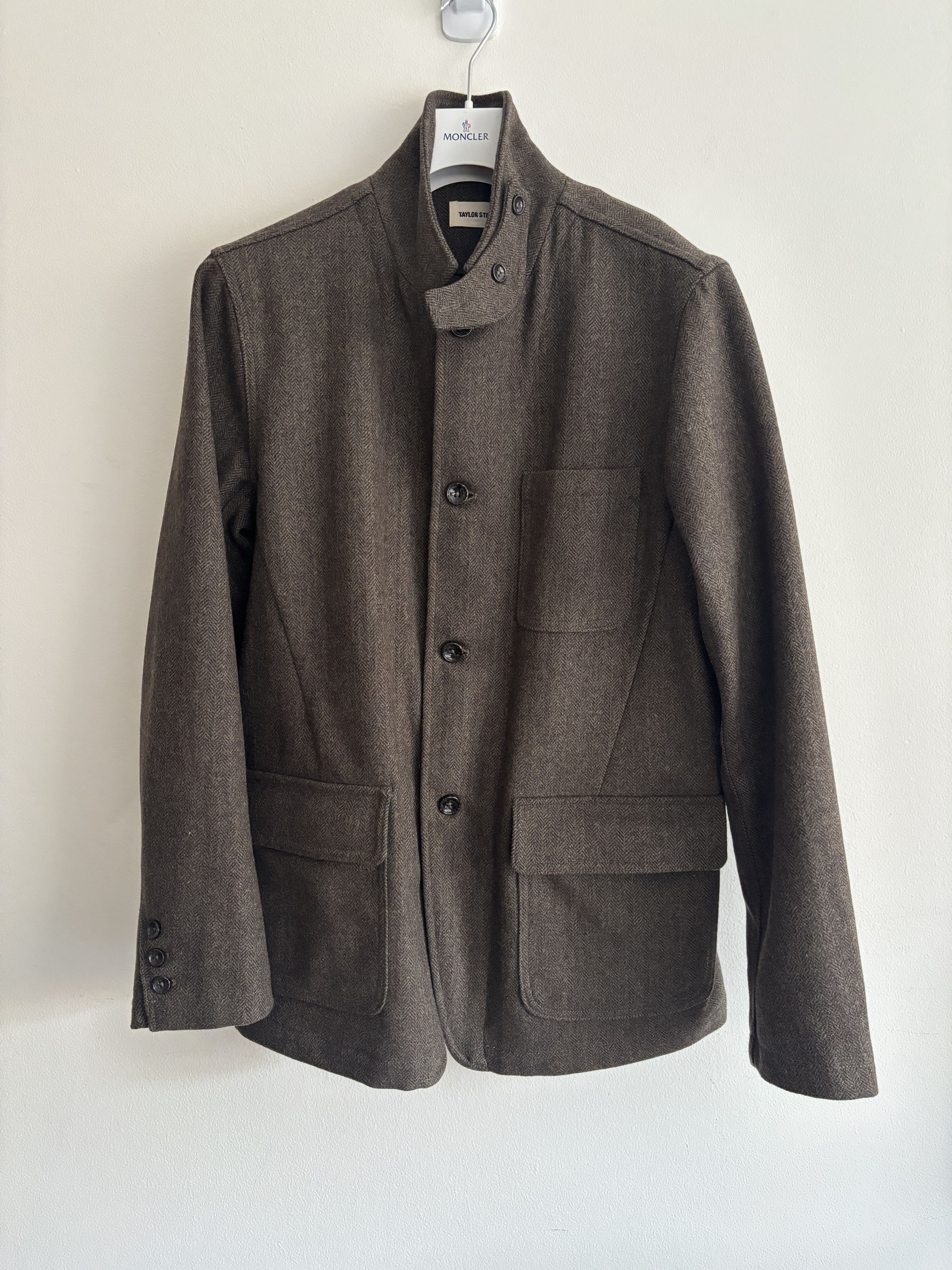 Taylor Stitch Olive Brown Wool Tweed Norfolk Hunting Jacket / Blazer- L Size US L / EU 52-54 / 3 - 1 Thumbnail