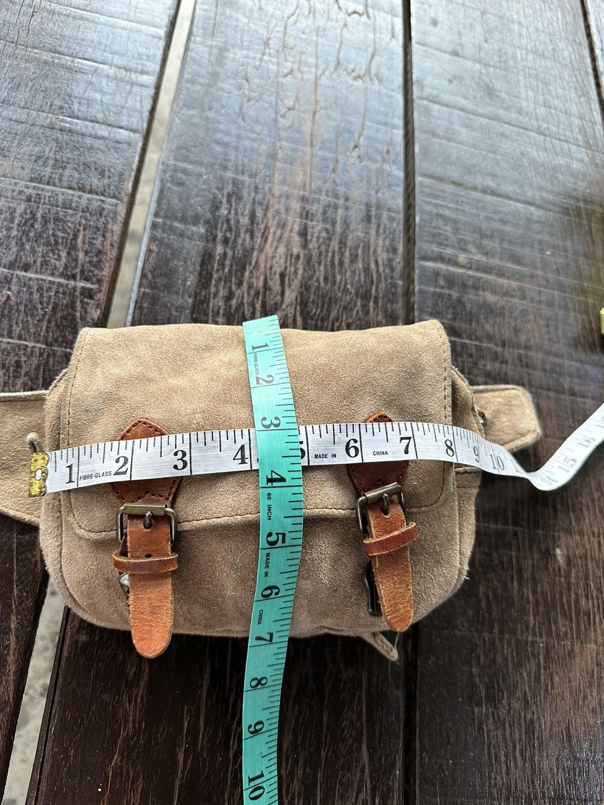 Japanese Brand Leather pouch bag nice design Size ONE SIZE - 9 Thumbnail