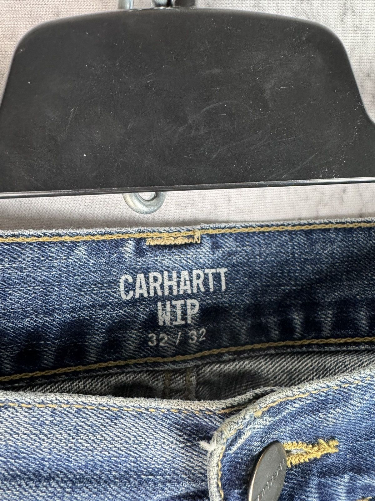 Carhartt Vintage Carhartt WIP Blue Denim Davies Pant Size US 32 / EU 48 - 3 Thumbnail