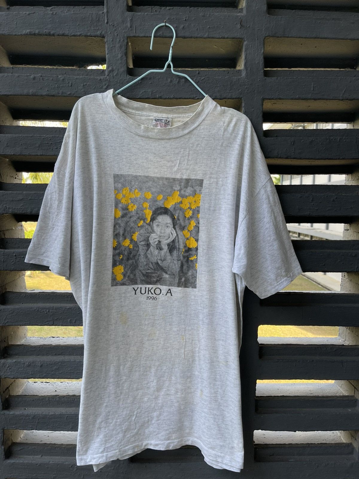 Japanese Brand × Vintage Vintage Yuko.A 1996 oneita tag tee📸 Size US XL / EU 56 / 4 - 1 Thumbnail