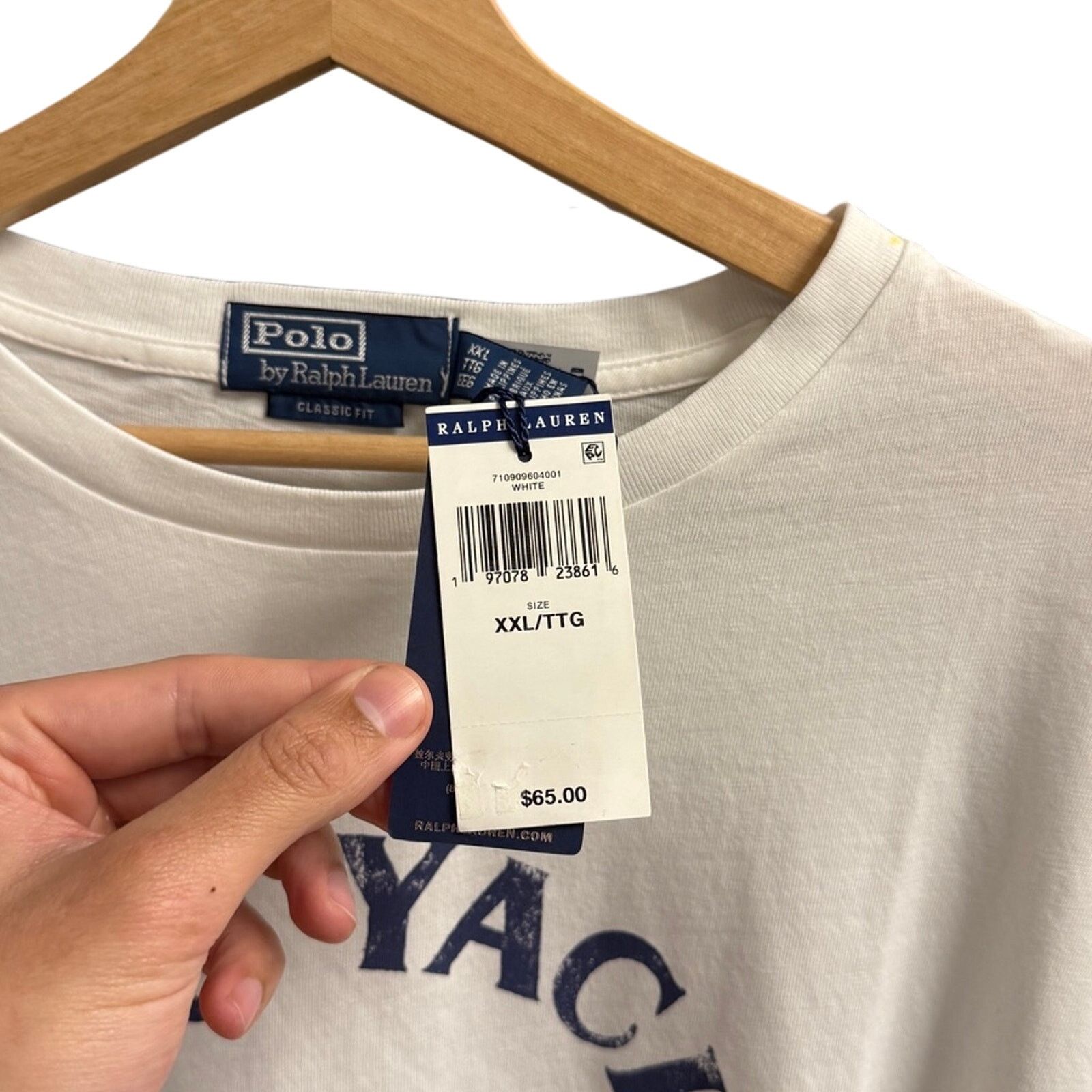 Polo Ralph Lauren Rare Polo Ralph Lauren Classic Fit “Yacht Club” T-Shirt Size US XXL / EU 58 / 5 - 2 Thumbnail