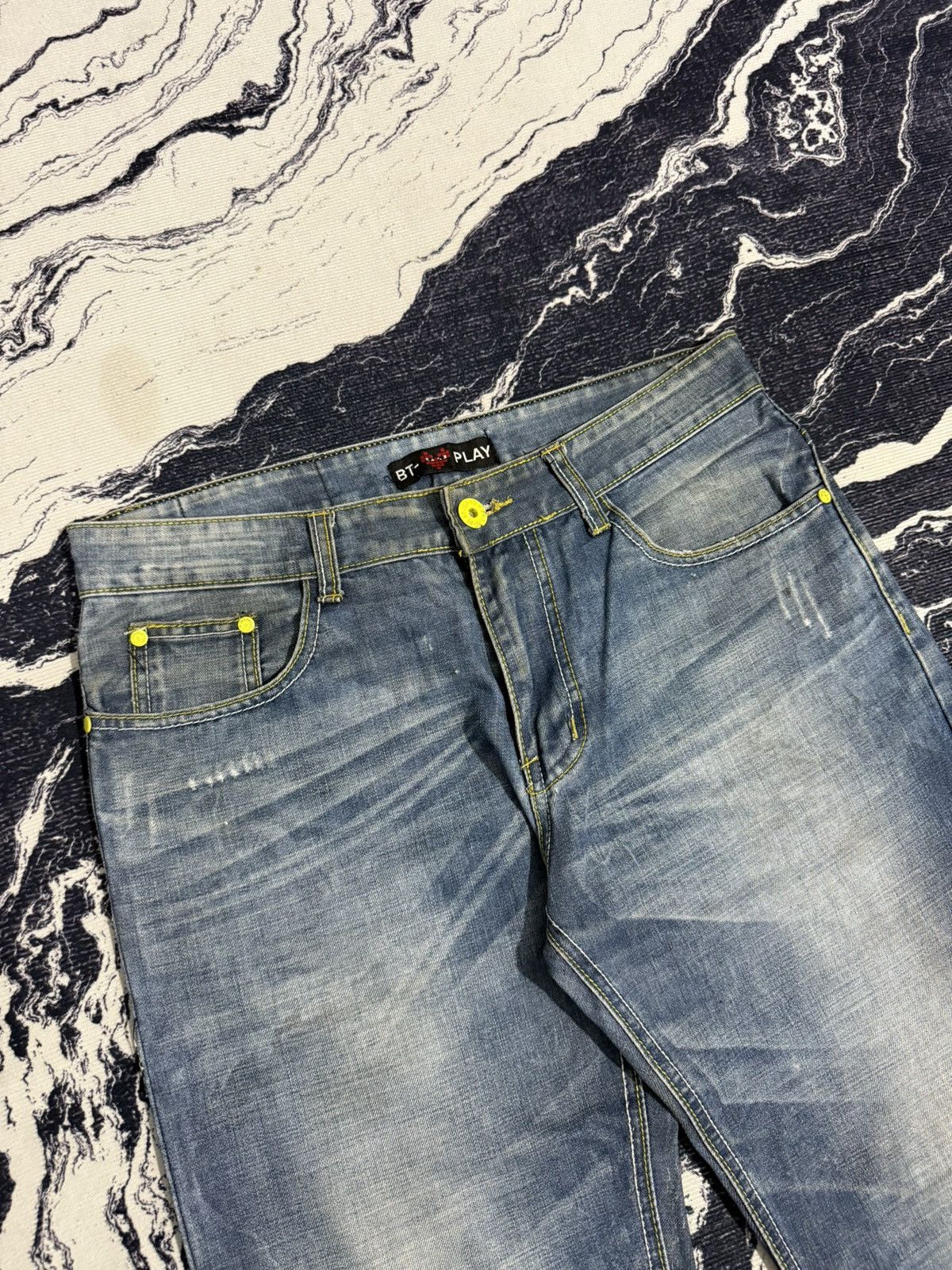 Vintage Vintage BT-play cdg distressed jeans Size US 30 / EU 46 - 10 Thumbnail