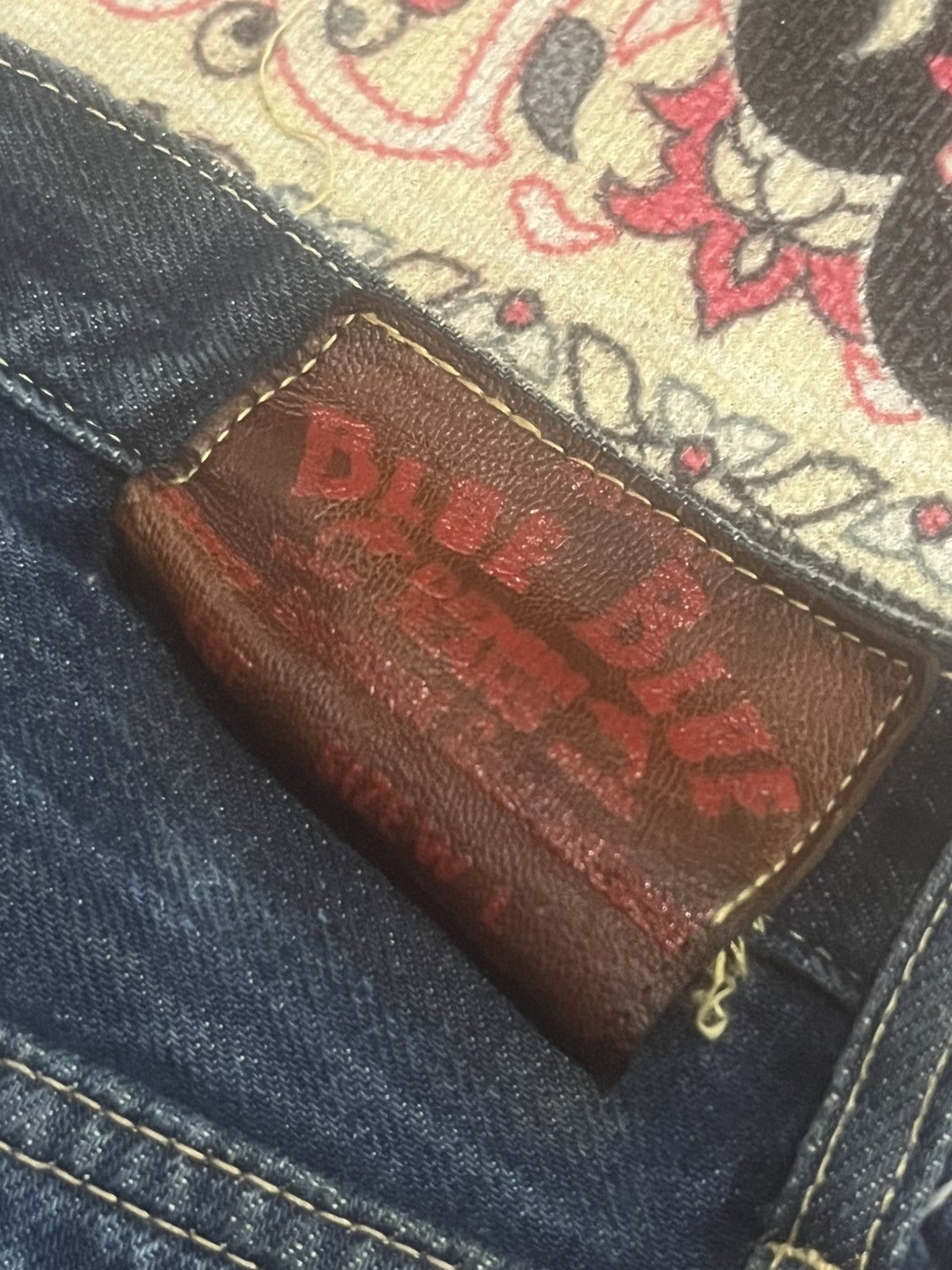 Blue Blue Japan Blue Blue Japan Blue Washed Straight Fit Selvedge Jeans Size US 31 - 10 Thumbnail