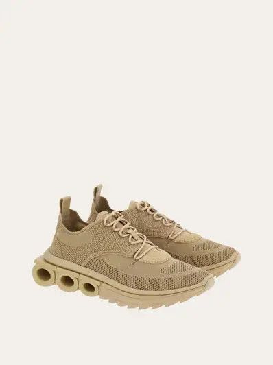 Salvatore Ferragamo o1s1rm0725 Low-Top Sneakers in Beige Size US 10 / EU 43 - 4 Thumbnail