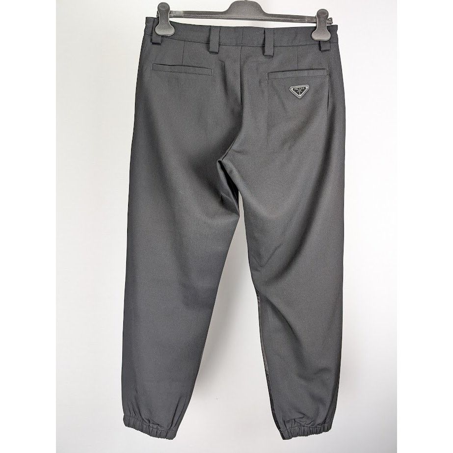 Prada o1rshd1 Gabardine Pants in Nero Size US 34 / EU 50 - 12 Thumbnail