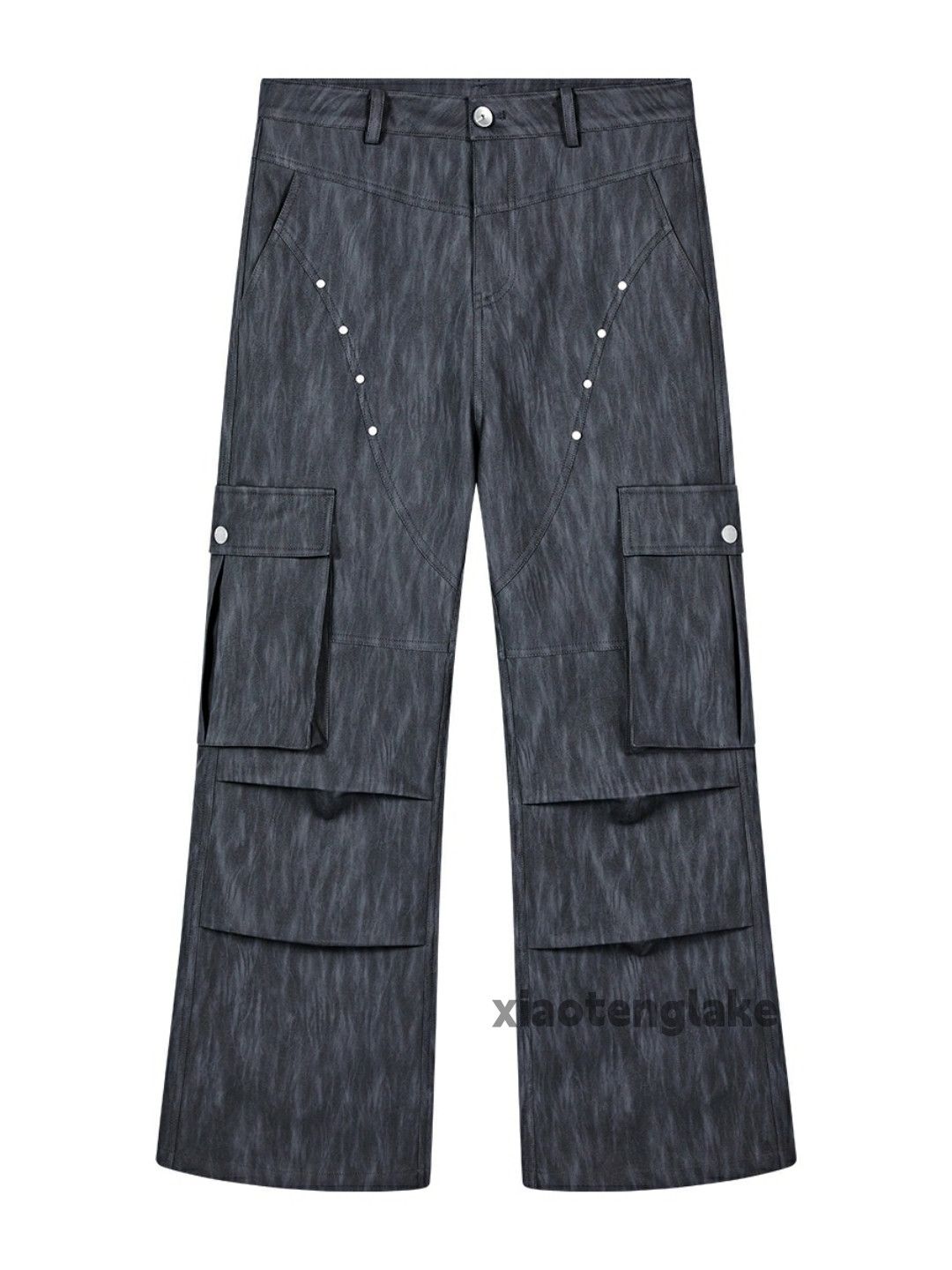 Designer × Japanese Brand × Vintage utility military pleated loose baggy flared cargo pants Size US 34 / EU 50 - 6 Thumbnail