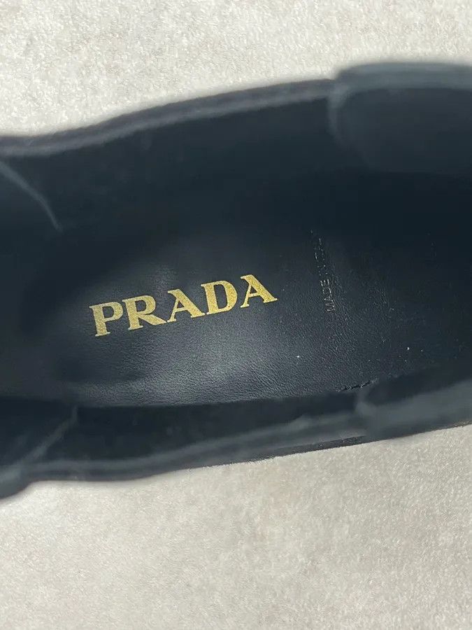 Prada 2000s Prada Suede Leather Chelsea Classy Boots Size US 9.5 / EU 42-43 - 10 Thumbnail