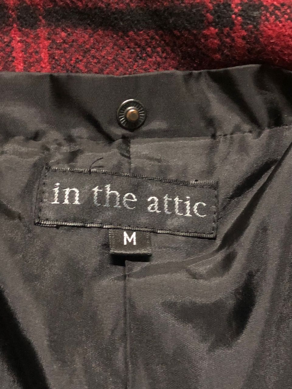 In The Attic In The Attic Plaid Peacock Zipper Jacket Wool Punk Style Size US M / EU 48-50 / 2 - 16 Thumbnail